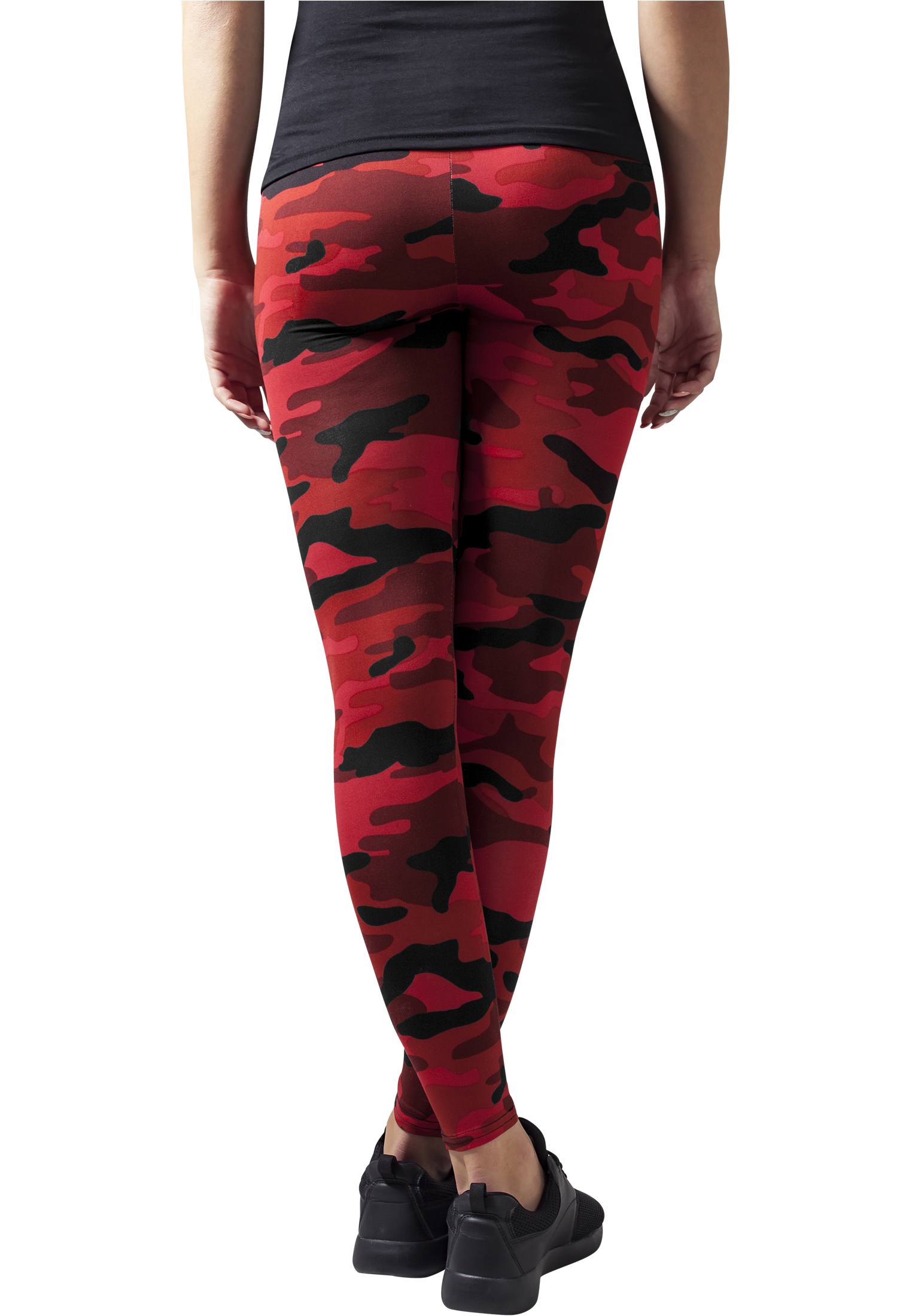 Ladies Camo Leggings red camo L - variant image 2