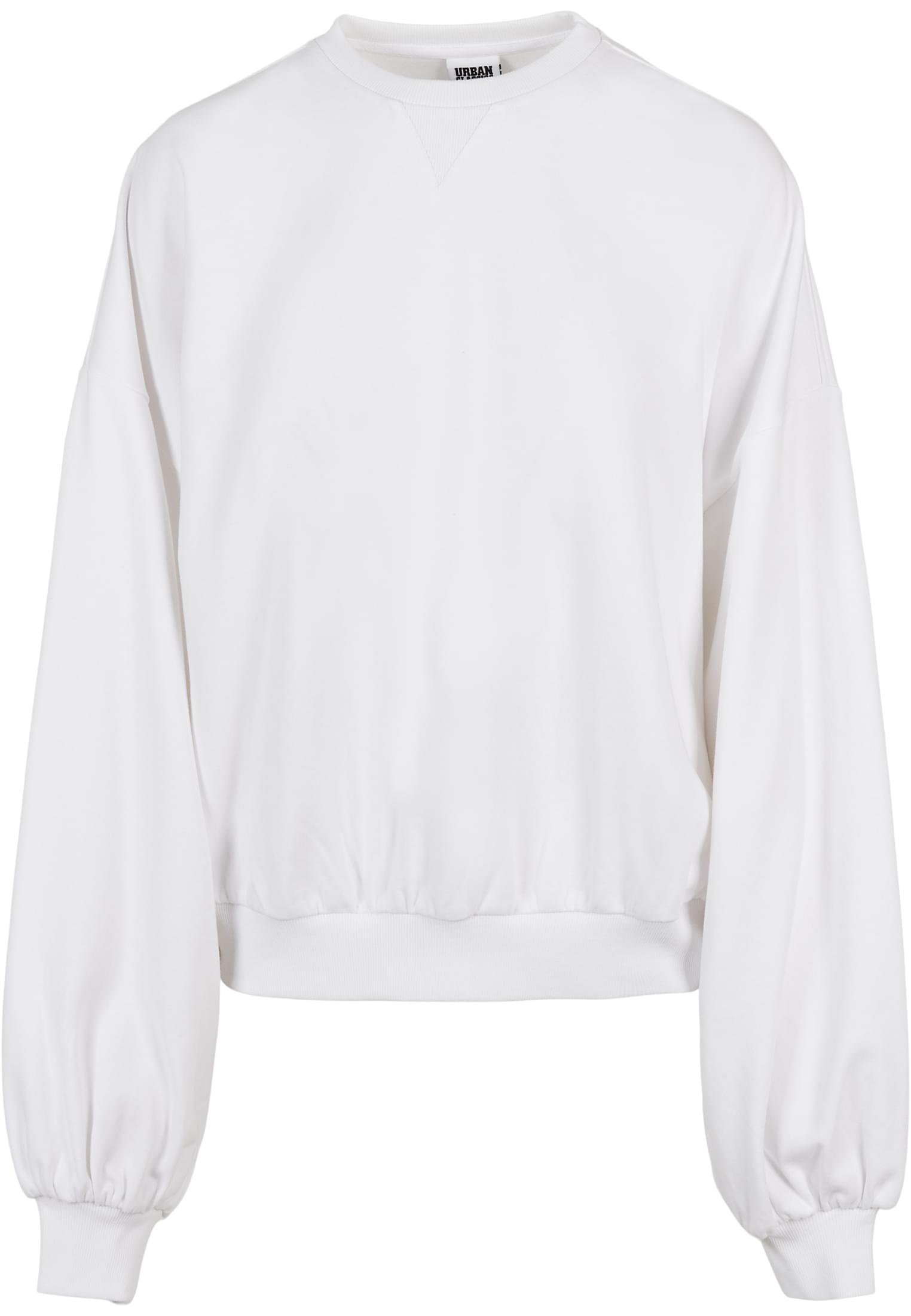 Ladies Oversized Triangle Crew Neck white M/L - variant image 5