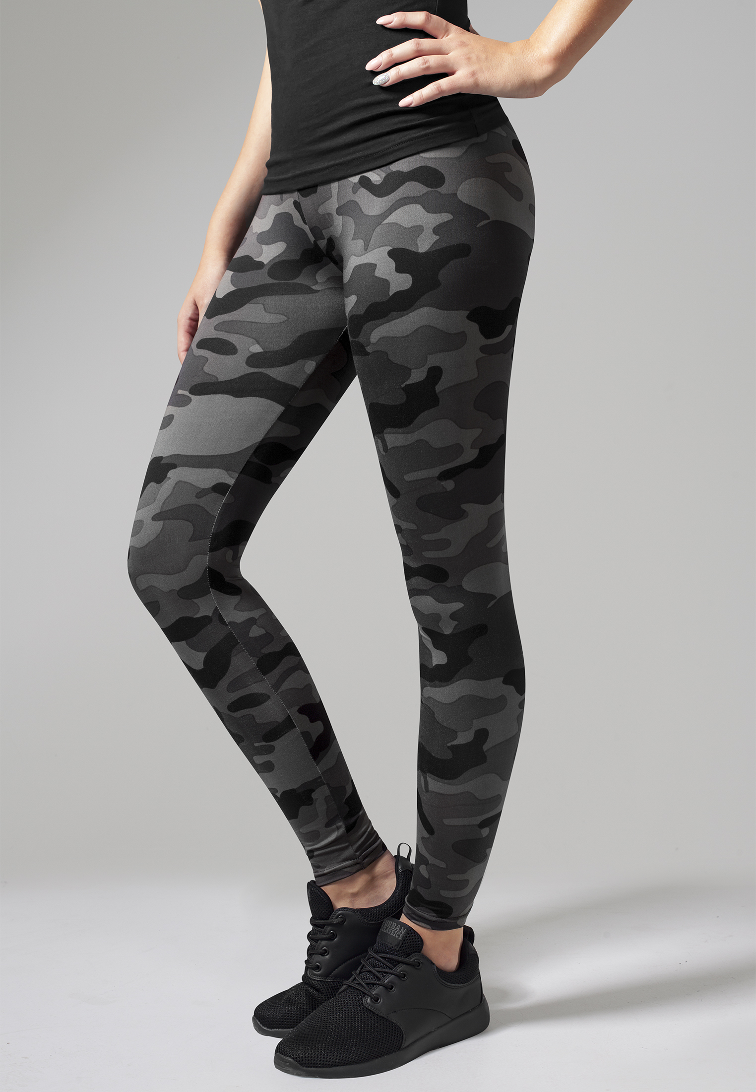 Ladies Camo Leggings dark camo M - alternate variant 3