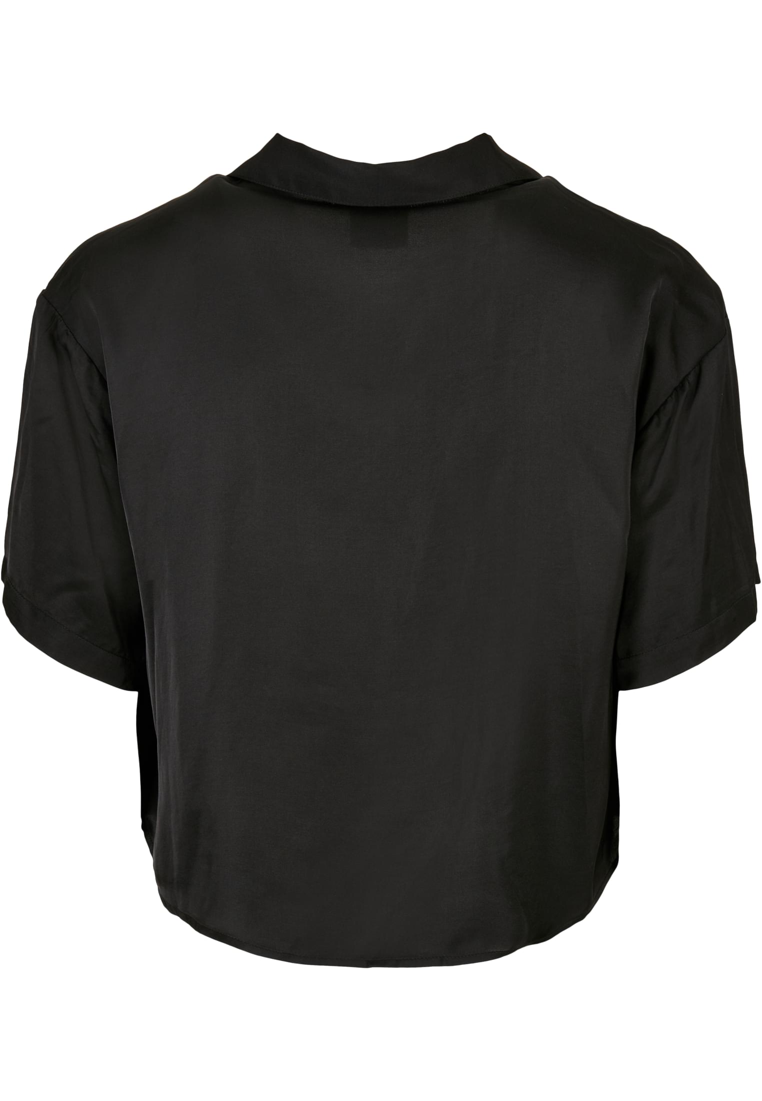 Ladies Viscose Satin Resort Shirt black 3XL - variant image 6