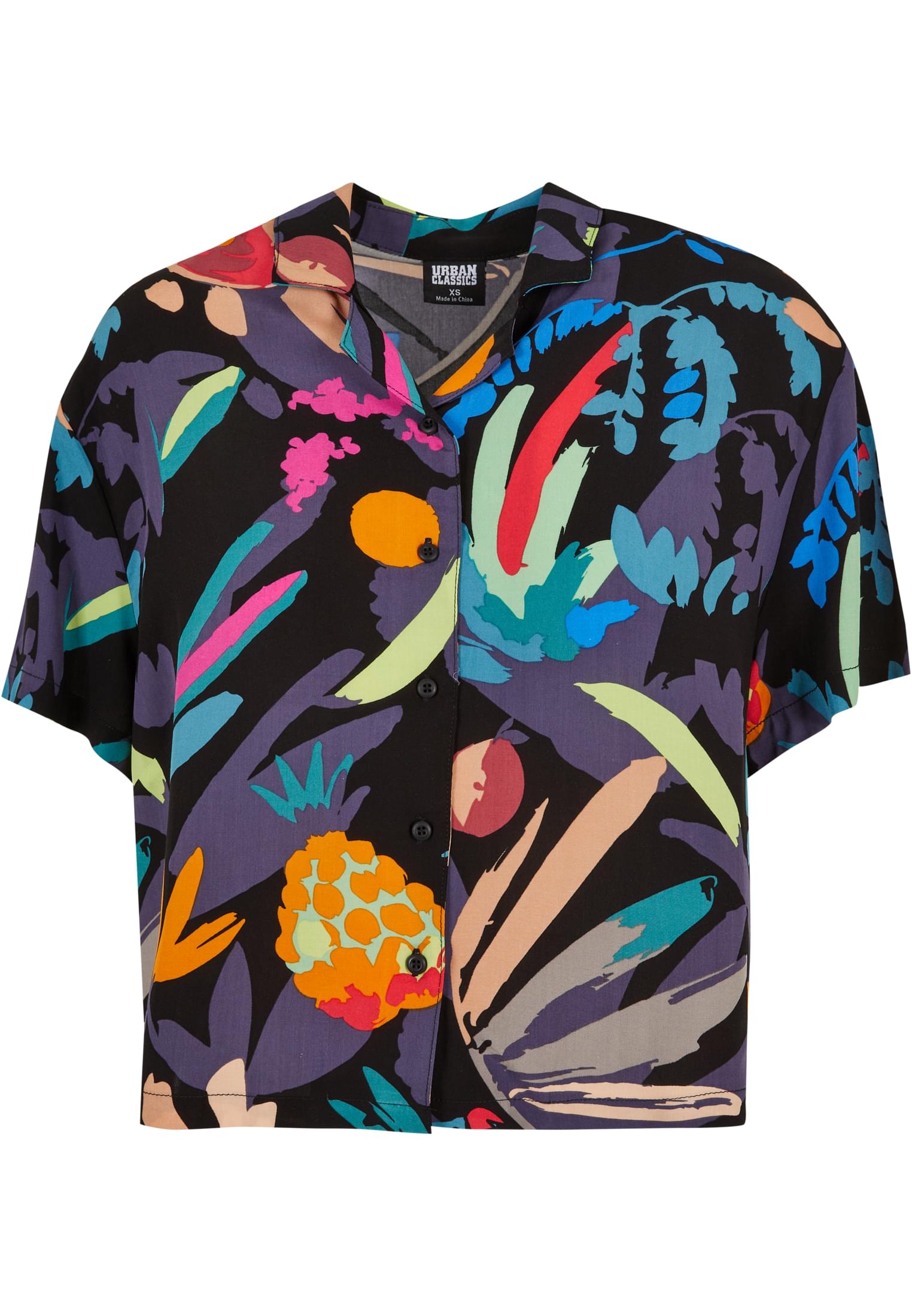 Ladies Viscose Resort Shirt blackfruity 3XL - variant image 5