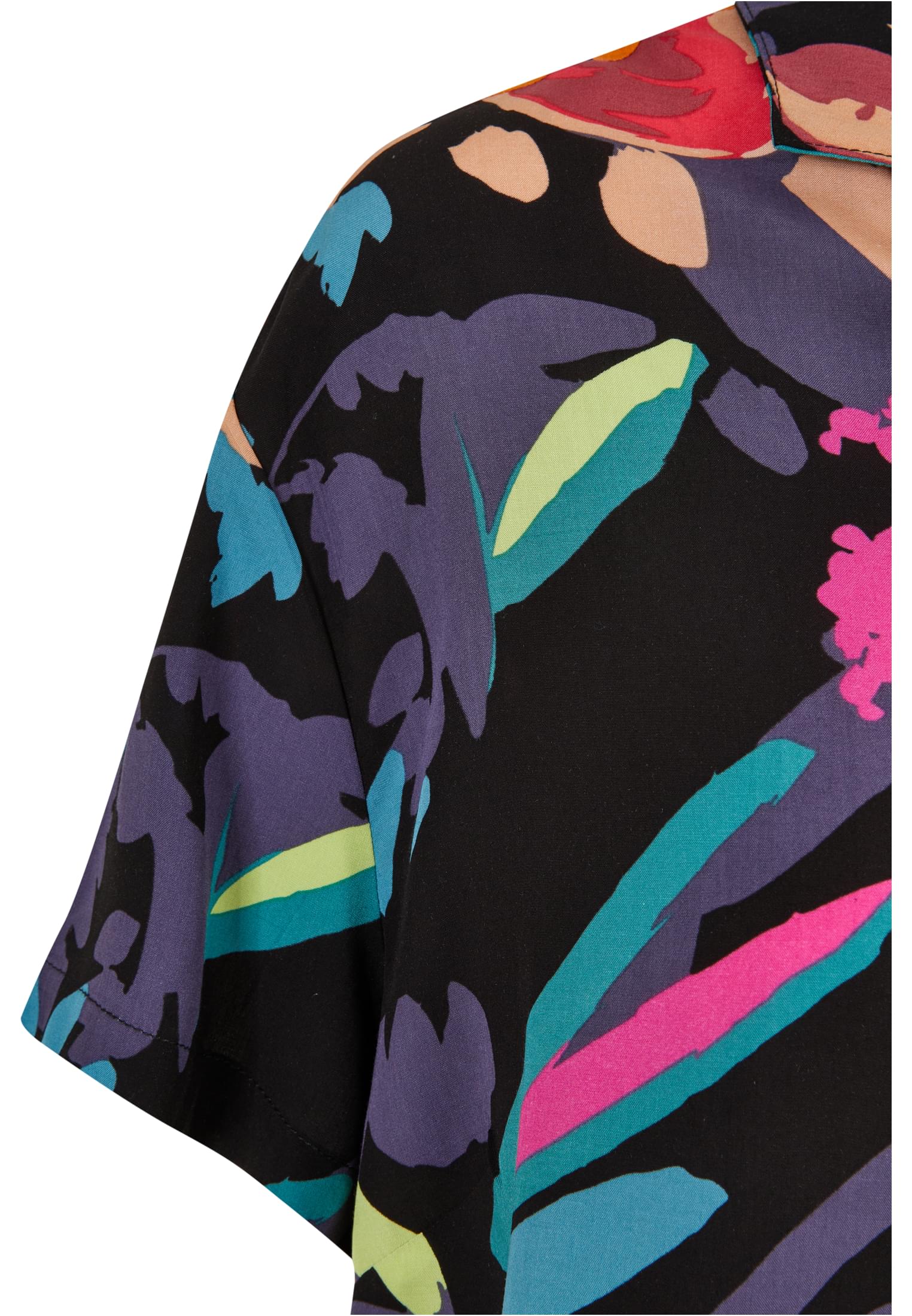 Ladies Viscose Resort Shirt blackfruity 3XL - variant image 8