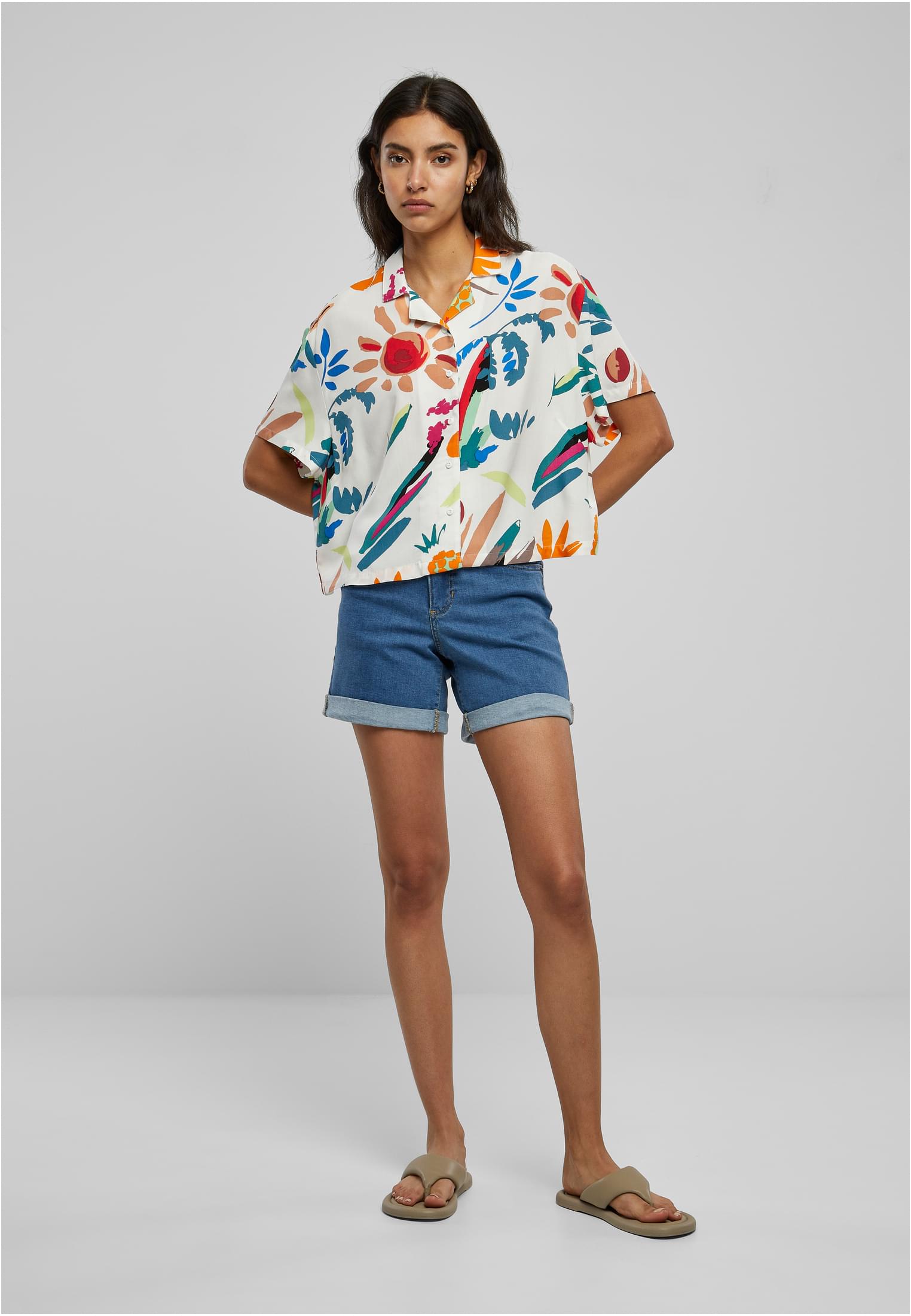 Ladies Viscose Resort Shirt whitesandfruity 3XL - variant image 4