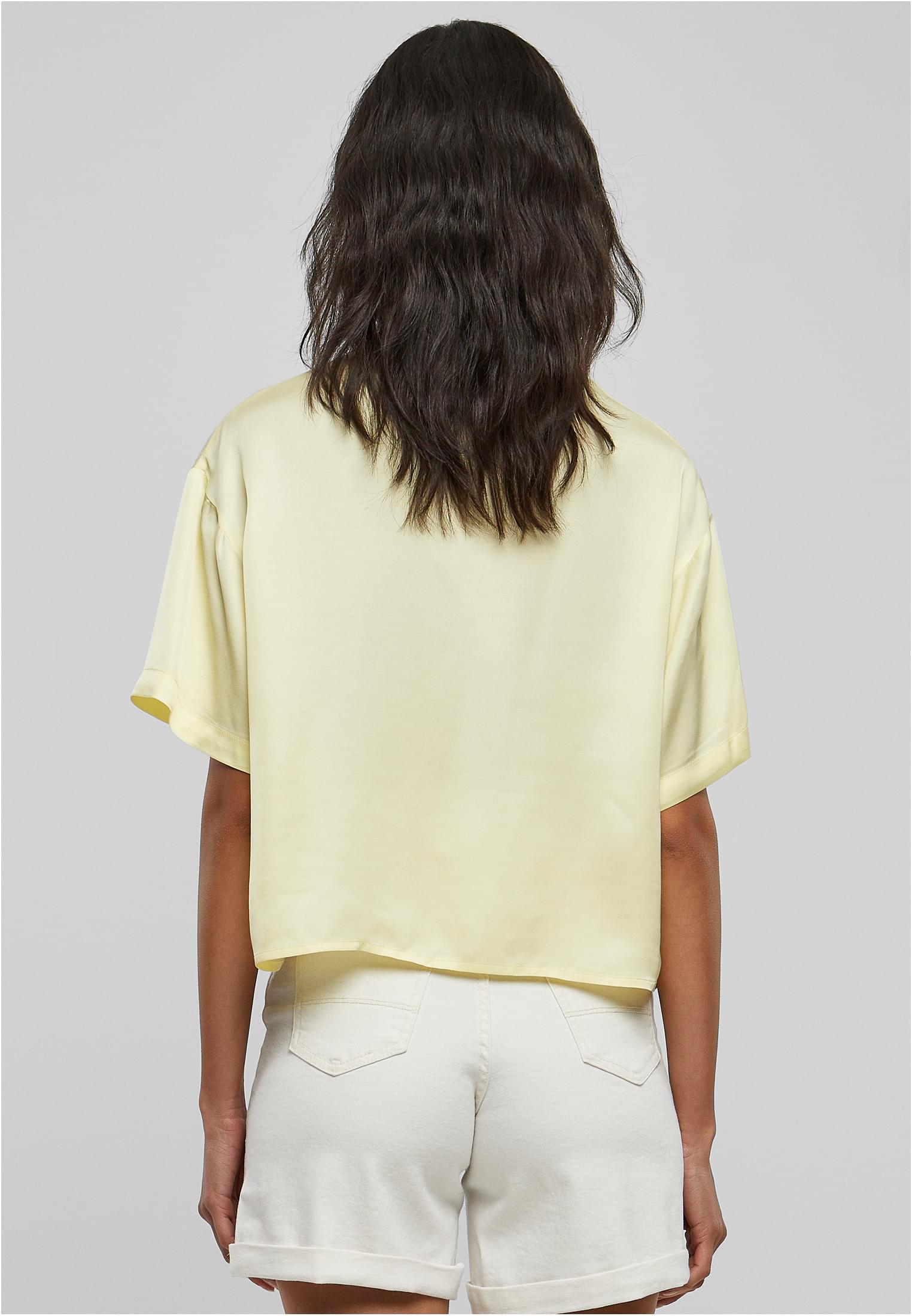 Ladies Viscose Satin Resort Shirt softyellow 3XL - variant image 2