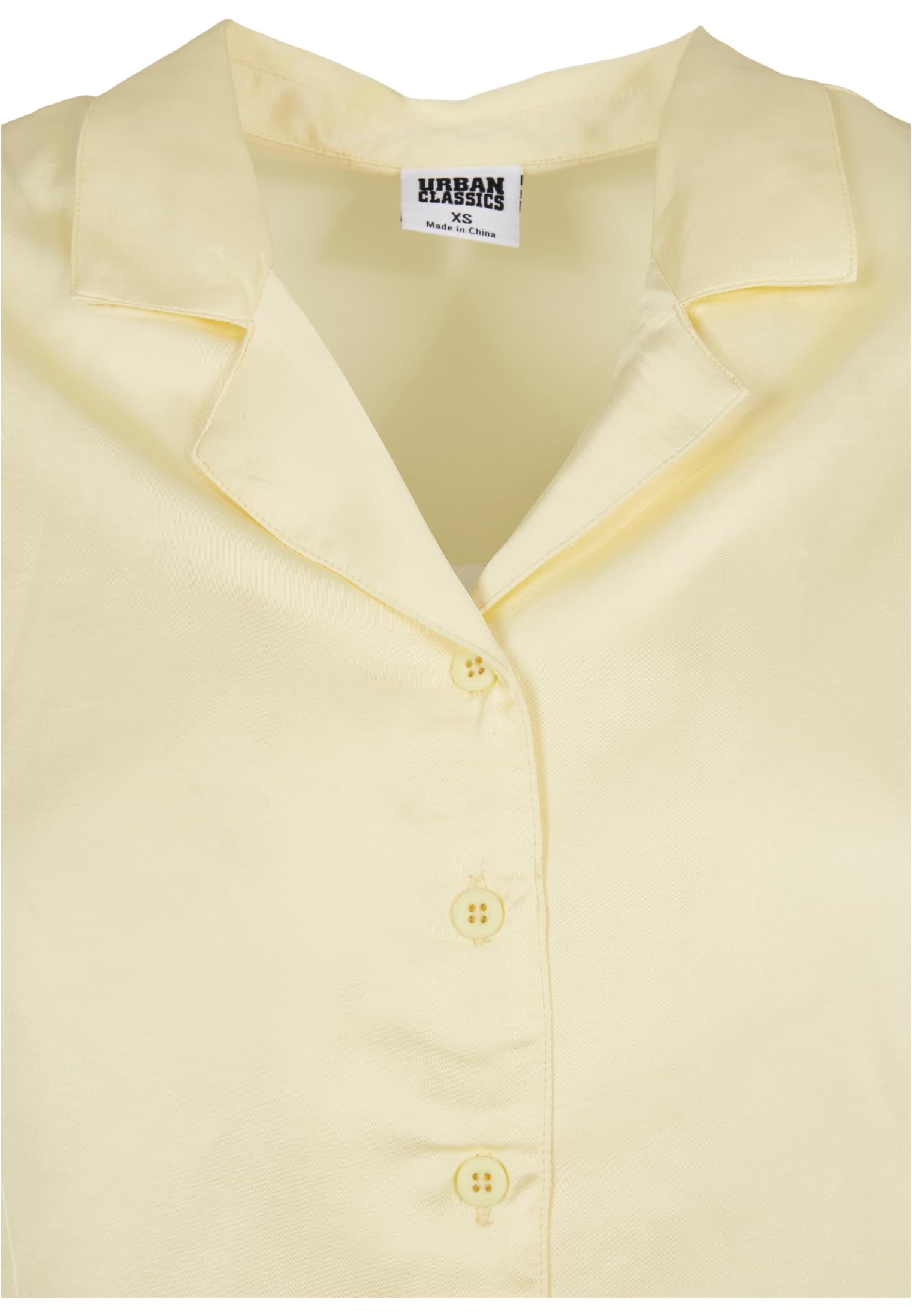 Ladies Viscose Satin Resort Shirt softyellow 3XL - variant image 7