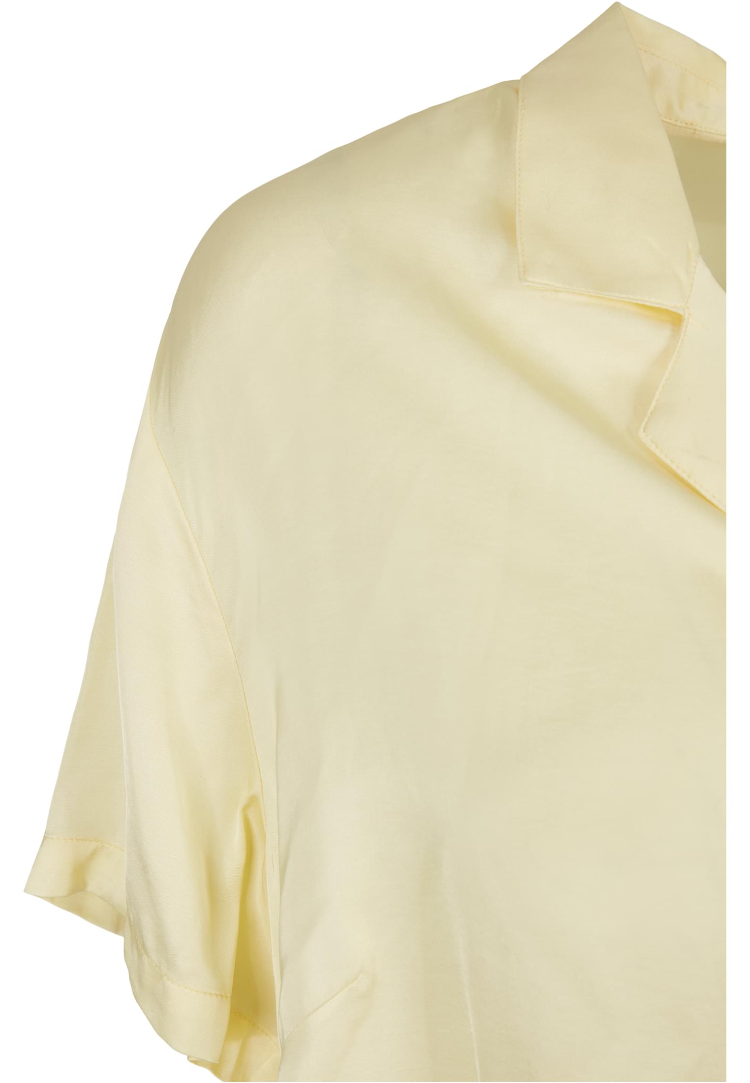 Ladies Viscose Satin Resort Shirt softyellow 3XL - variant image 8