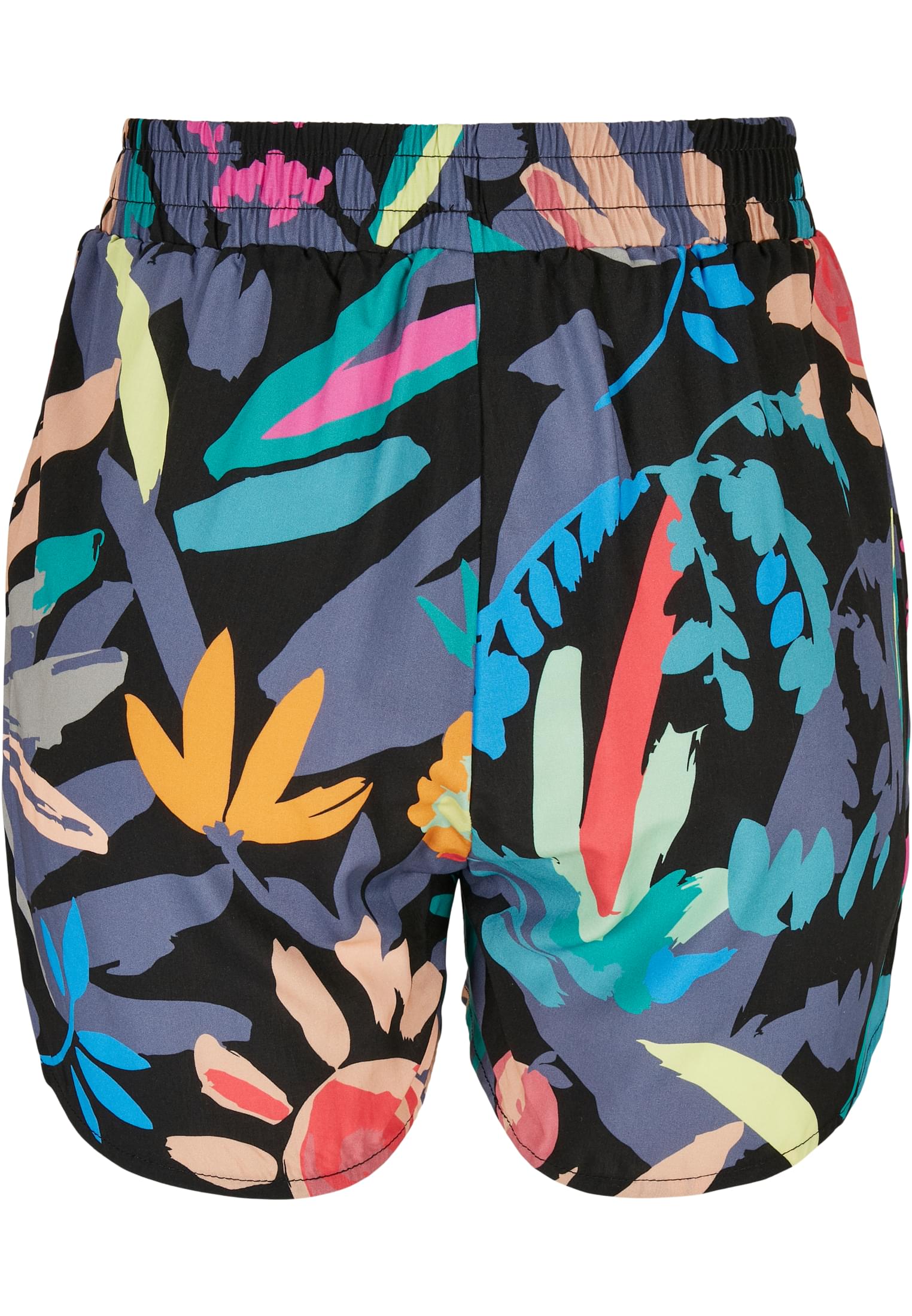 Ladies AOP Viscose Resort Shorts blackfruity 3XL - variant image 7