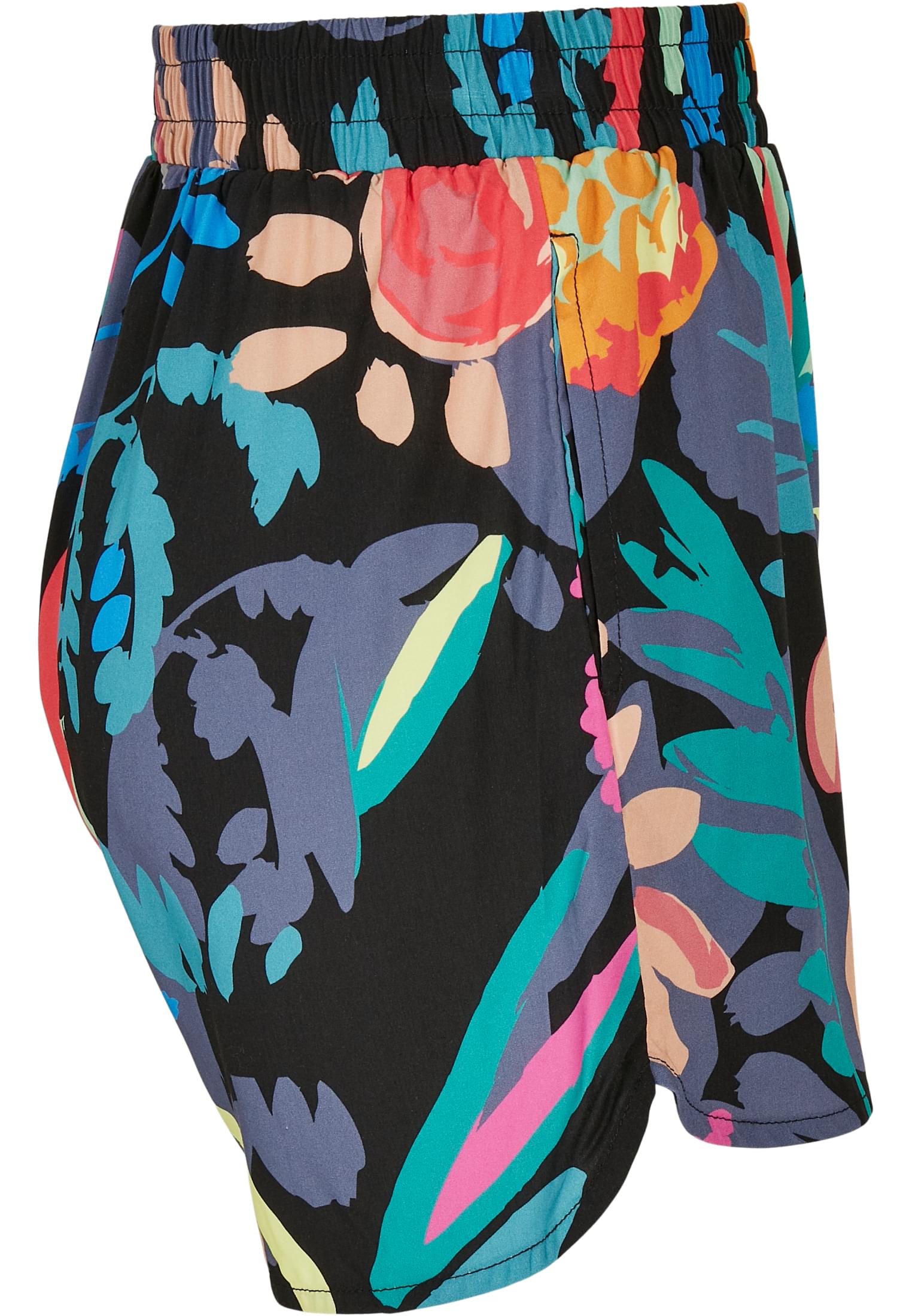 Ladies AOP Viscose Resort Shorts blackfruity 3XL - variant image 8