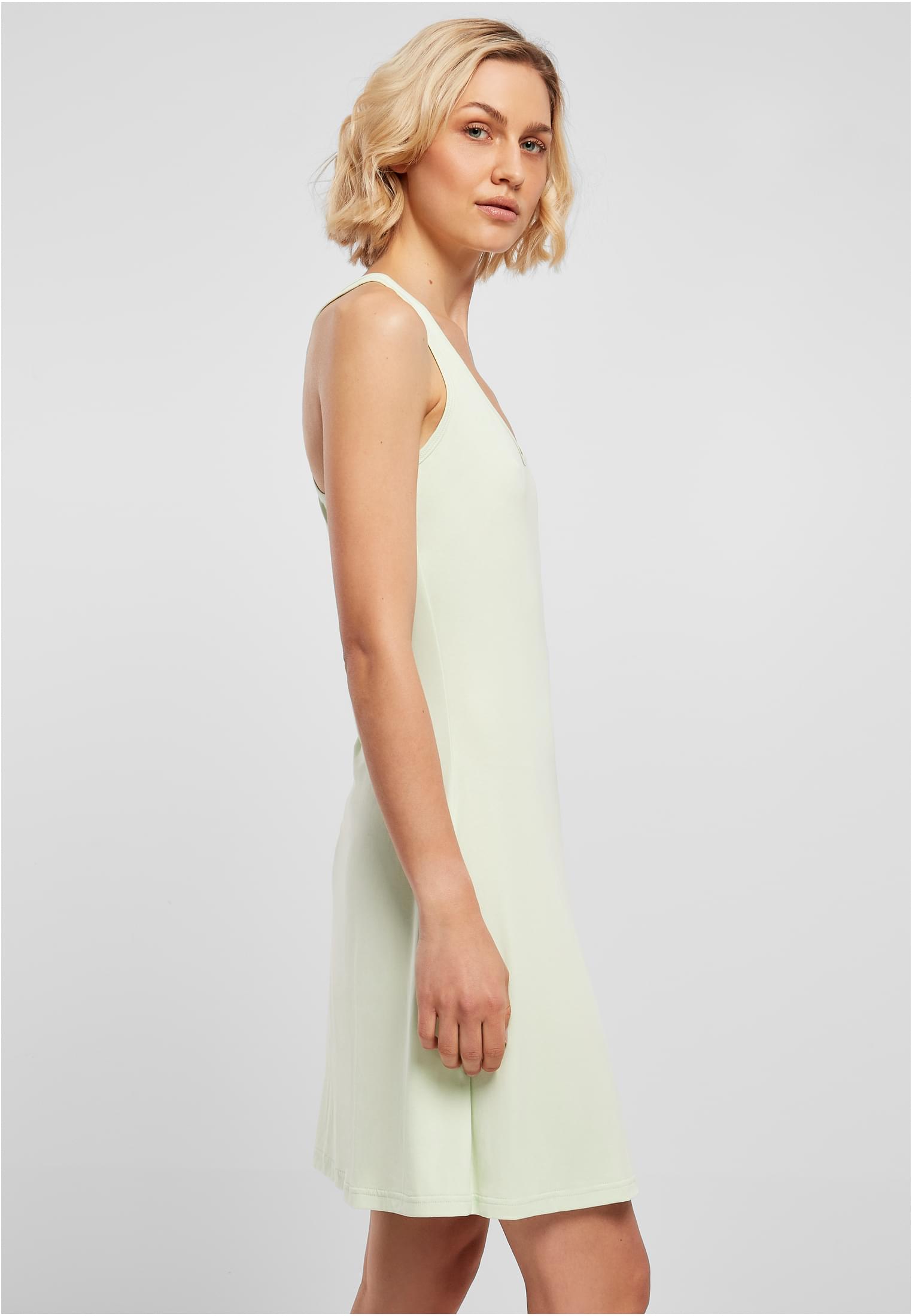 Ladies Modal Short Racer Back Dress lightmint 3XL - variant image 3