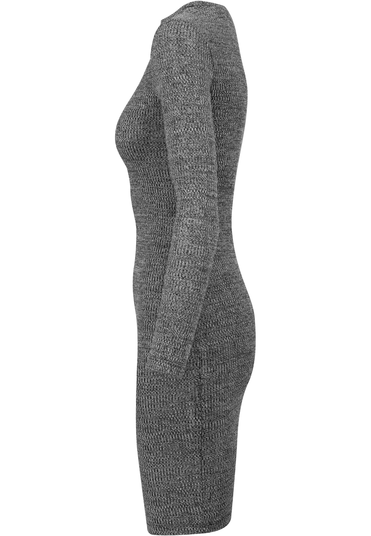 Ladies Rib Dress charcoal L - variant image 1
