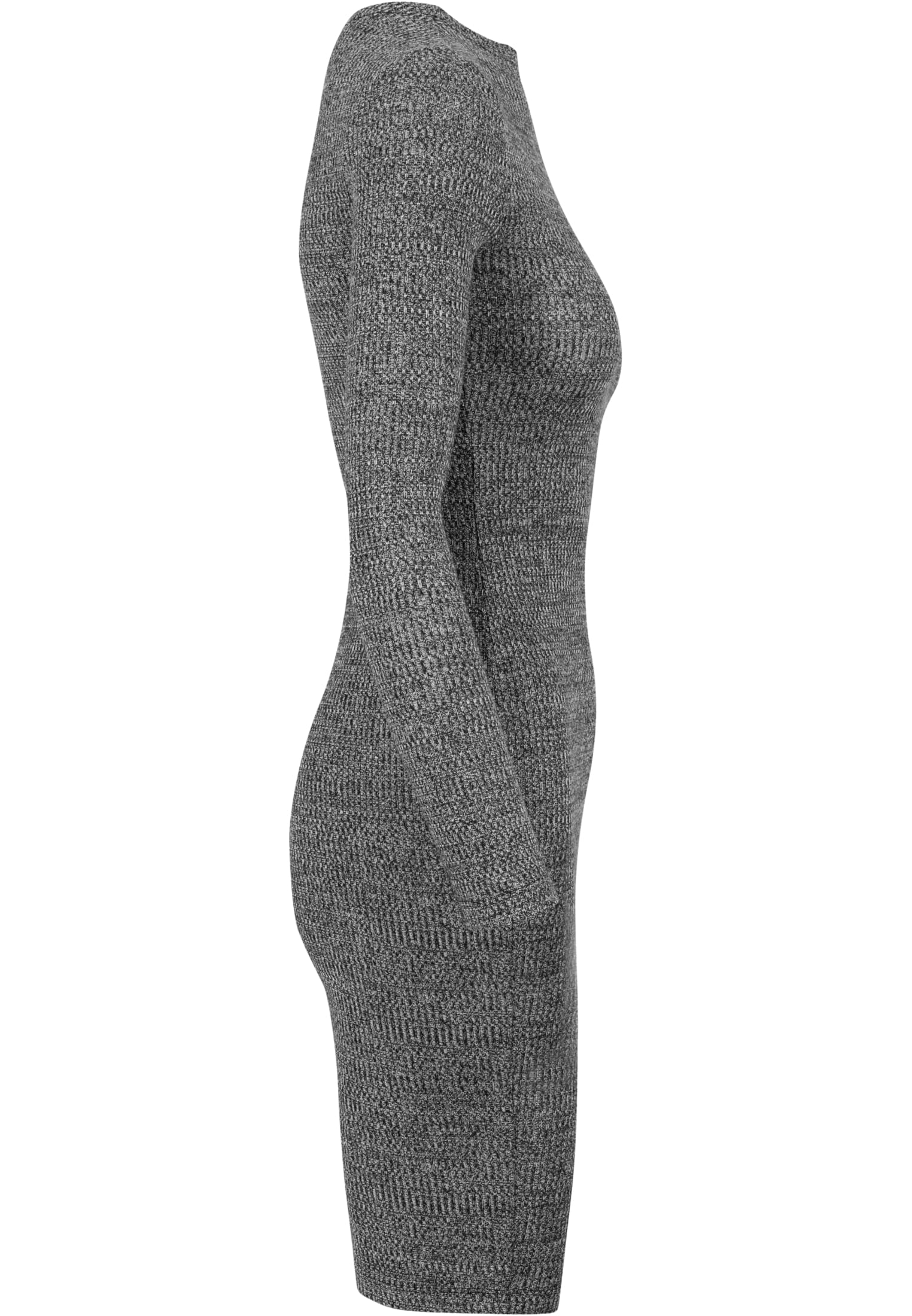 Ladies Rib Dress charcoal L - variant image 3