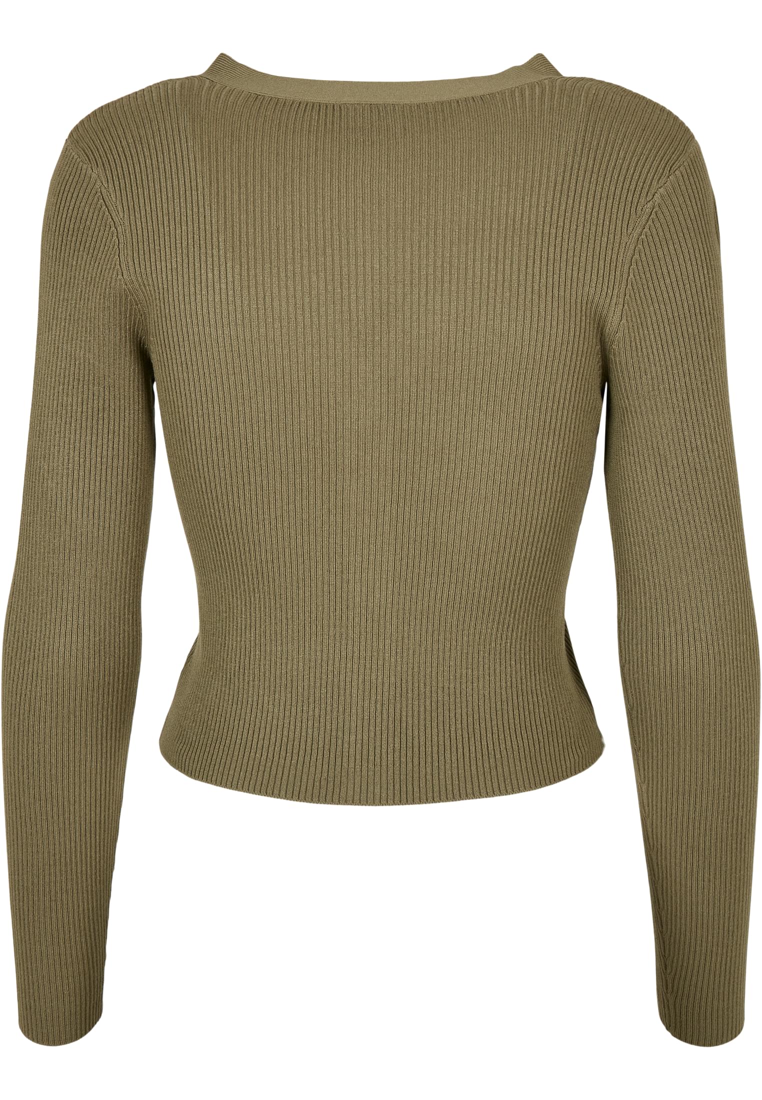 pull court en maille cardigan kaki 3XL
 - variant image 6
