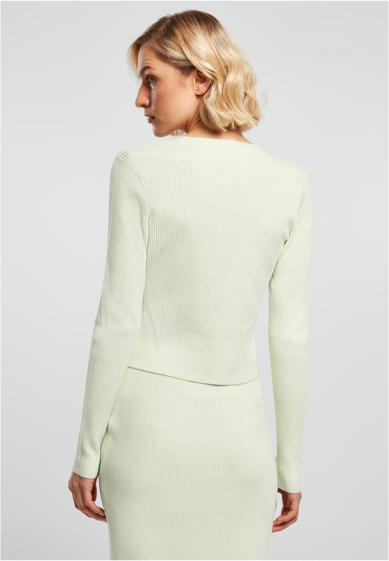 Cardigan en maille à bretelles pour femmes, coupe 3XL, couleur menthe claire
 - variant image 2