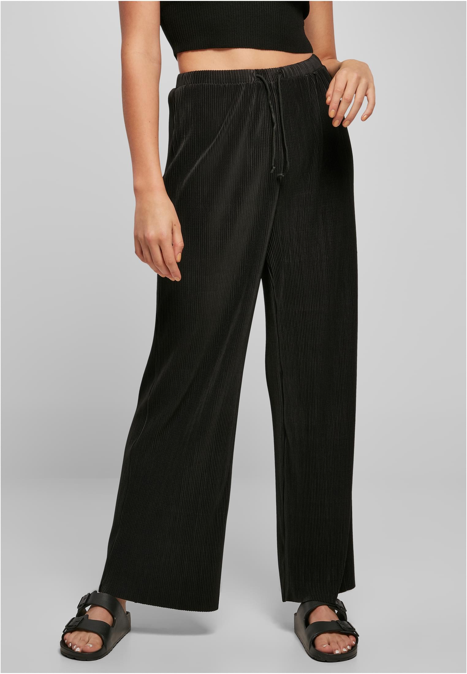 Ladies Plisse Pants black 3XL - alternate variant 1