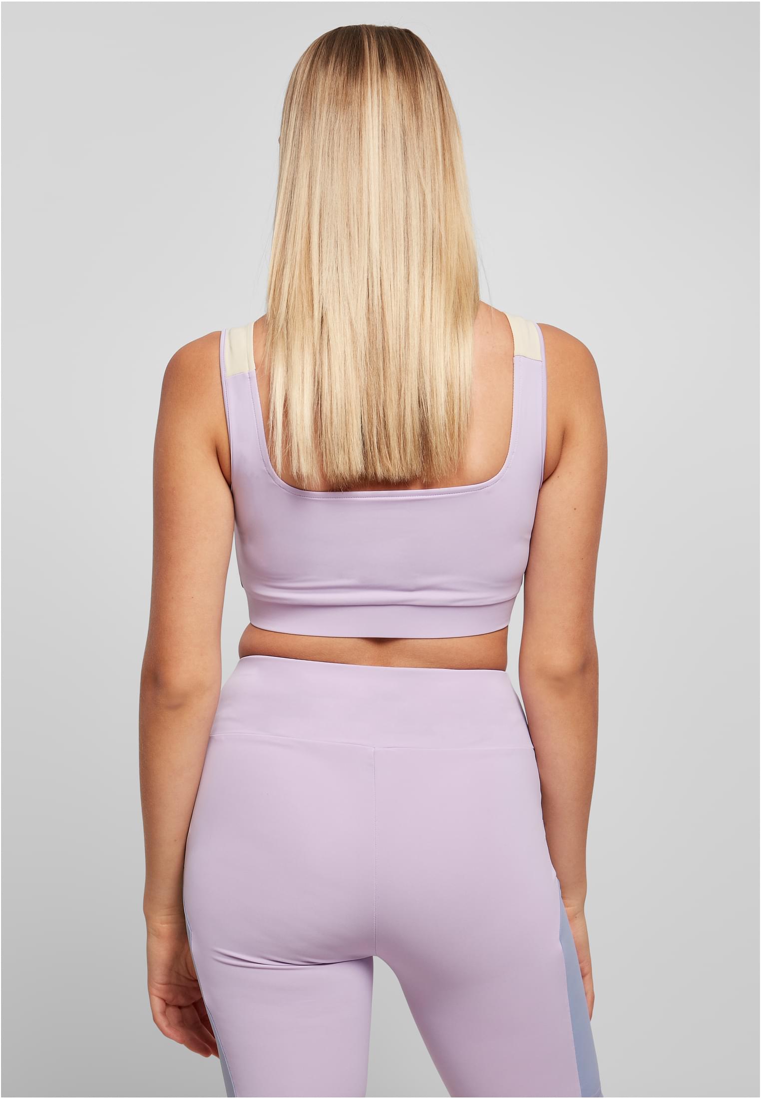 Ladies Color Block Bra lilac/violablue/softseagrass 3XL - variant image 2