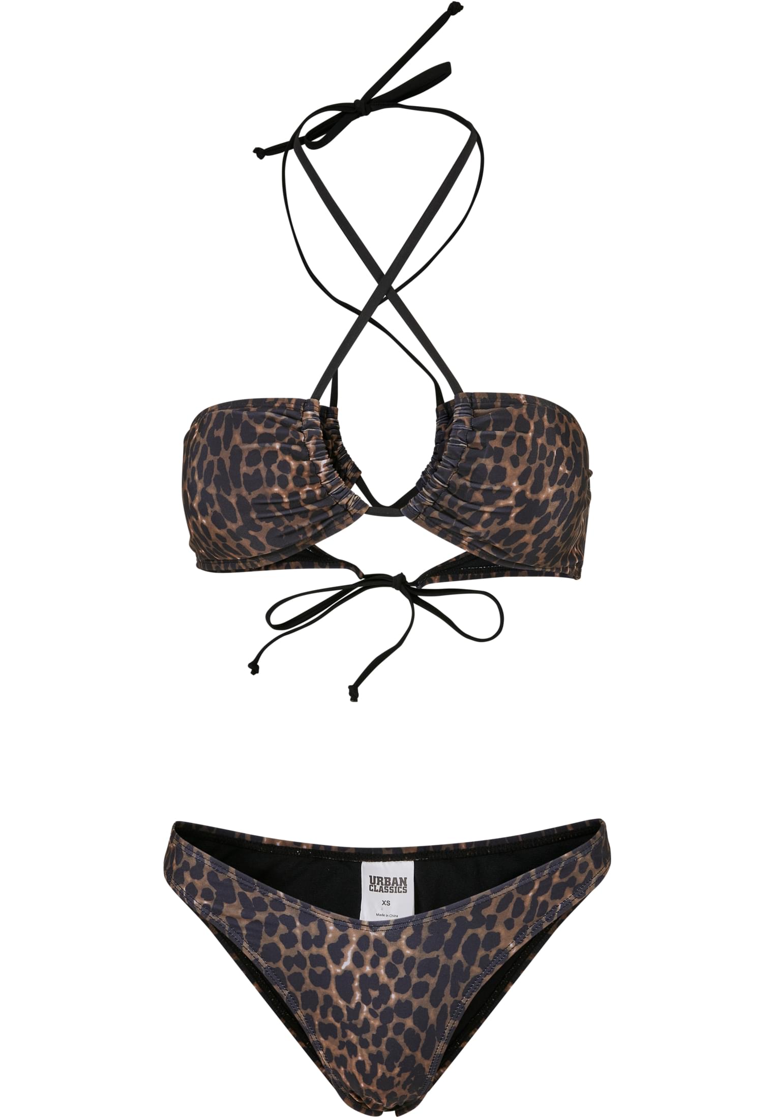 Ladies AOP Hot V Bikini brownleo XS - variant image 5