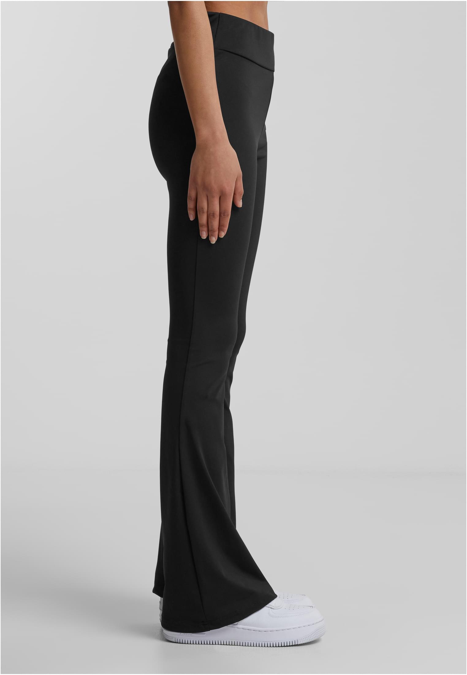 Frauen Recycelte Hohe Taille Ausgestellt Hosen schwarze 3XL
 - variant image 3