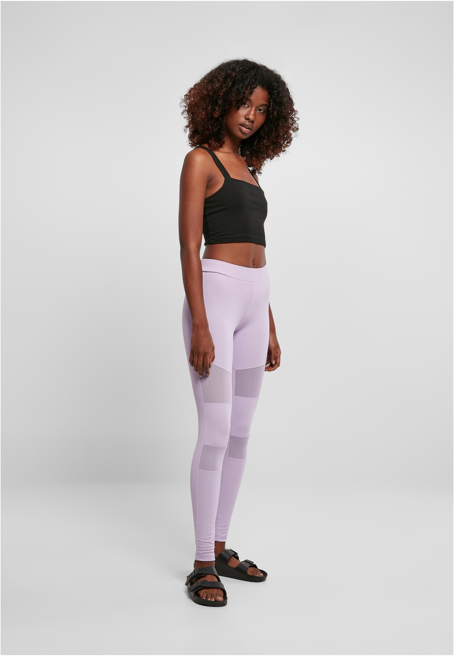 Ladies Tech Mesh Leggings lilac 3XL - variant image 4