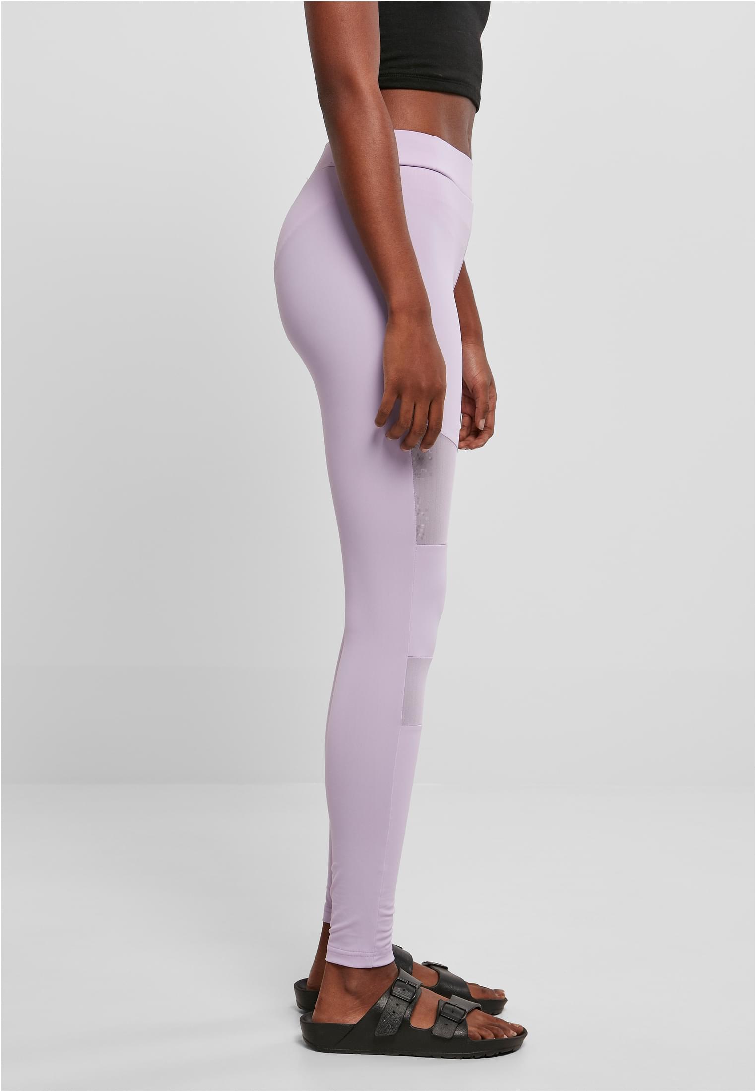 Ladies Tech Mesh Leggings lilac 3XL - variant image 3