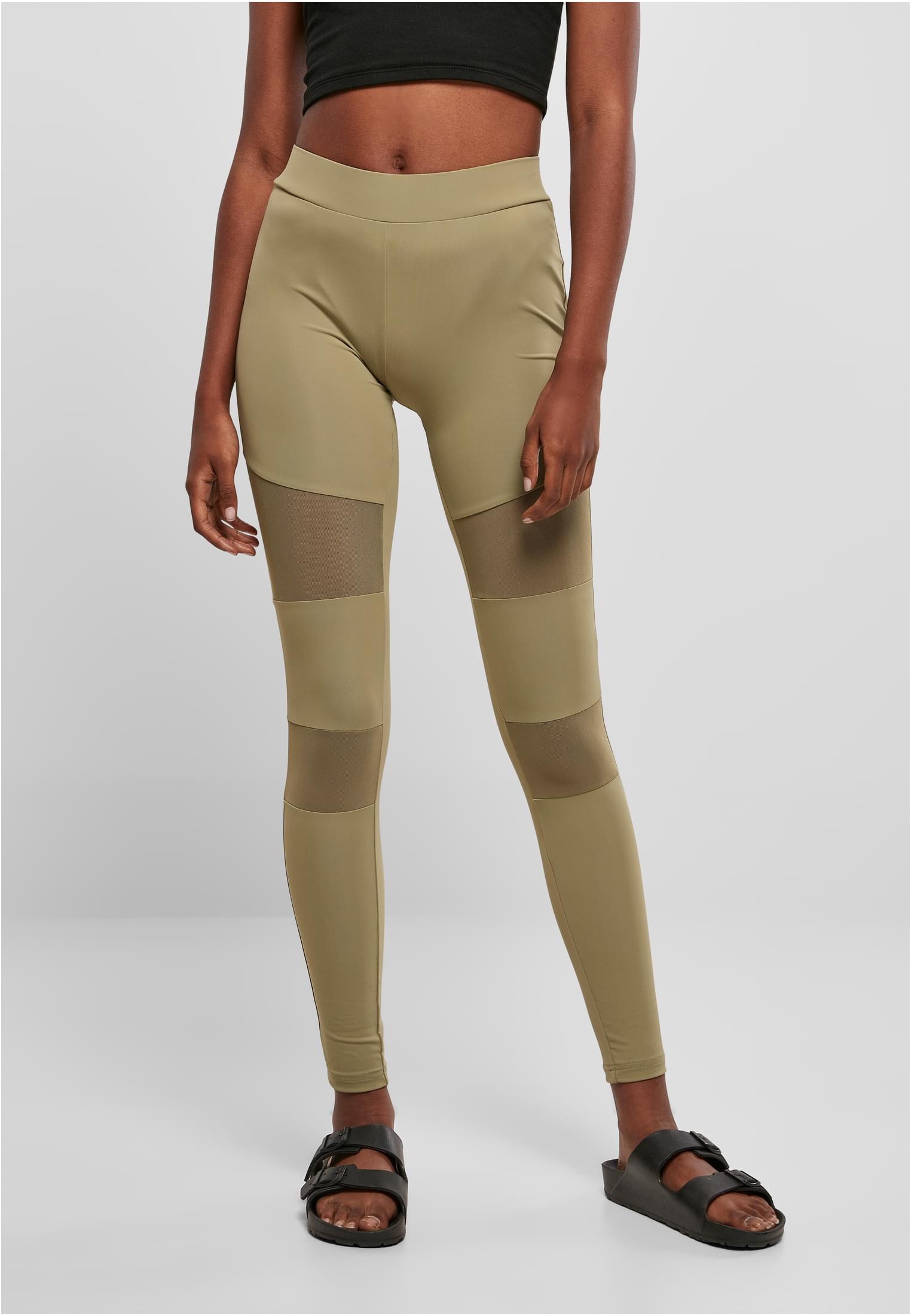 Ladies Tech Mesh Leggings khaki 3XL - alternate variant 6