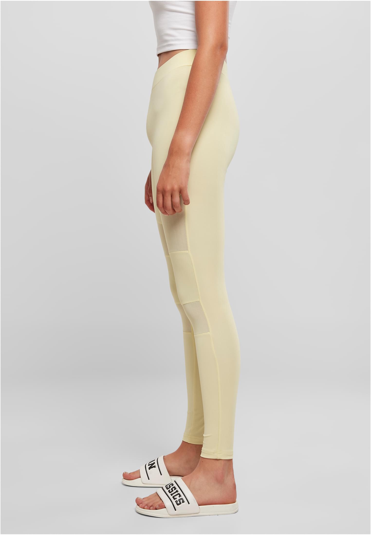 Ladies Tech Mesh Leggings softyellow 3XL - variant image 1
