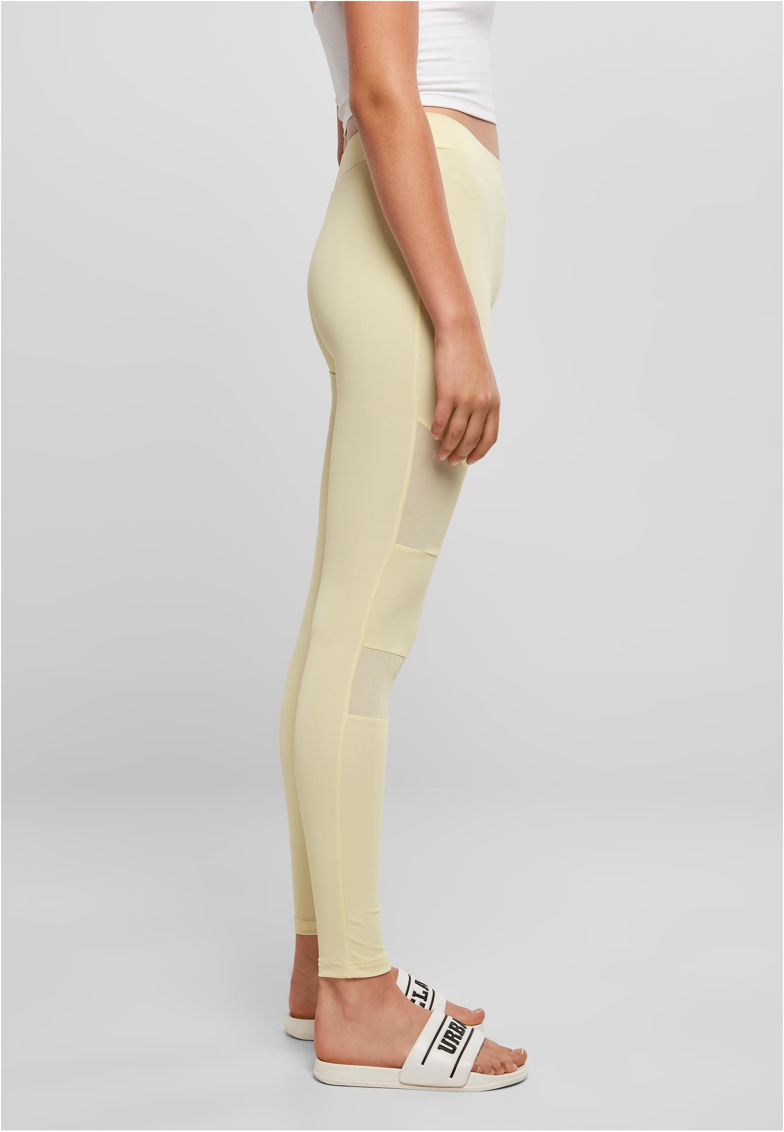Ladies Tech Mesh Leggings softyellow 3XL - variant image 3