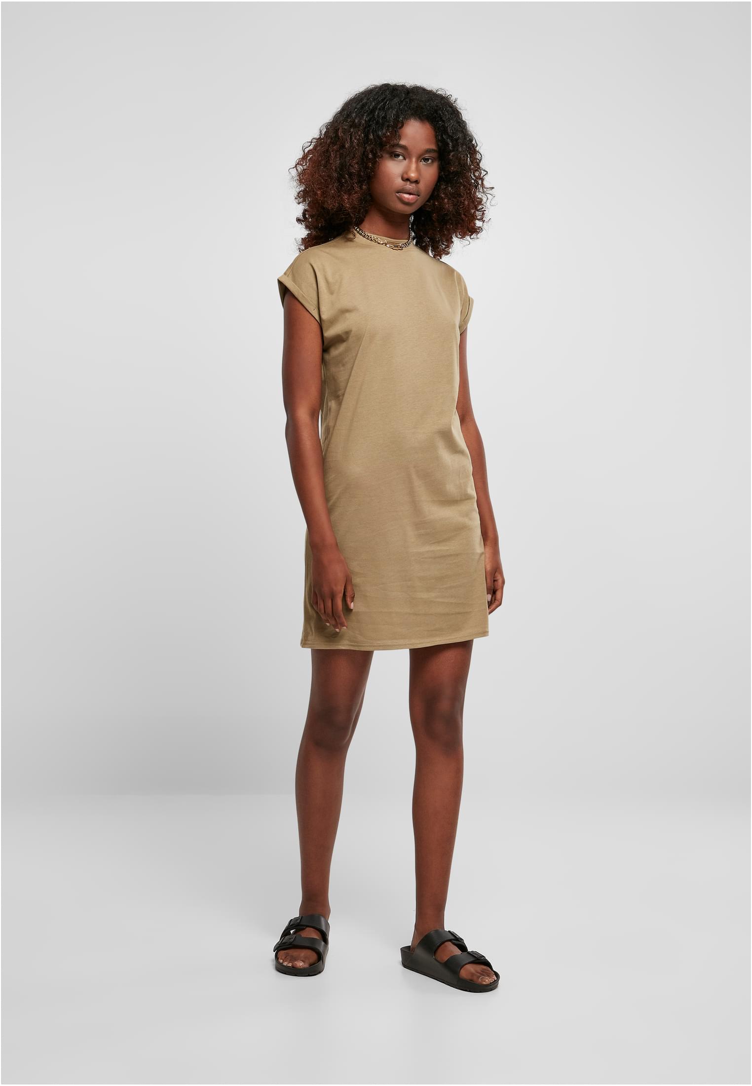 Ladies Turtle Extended Shoulder Dress khaki L - variant image 4