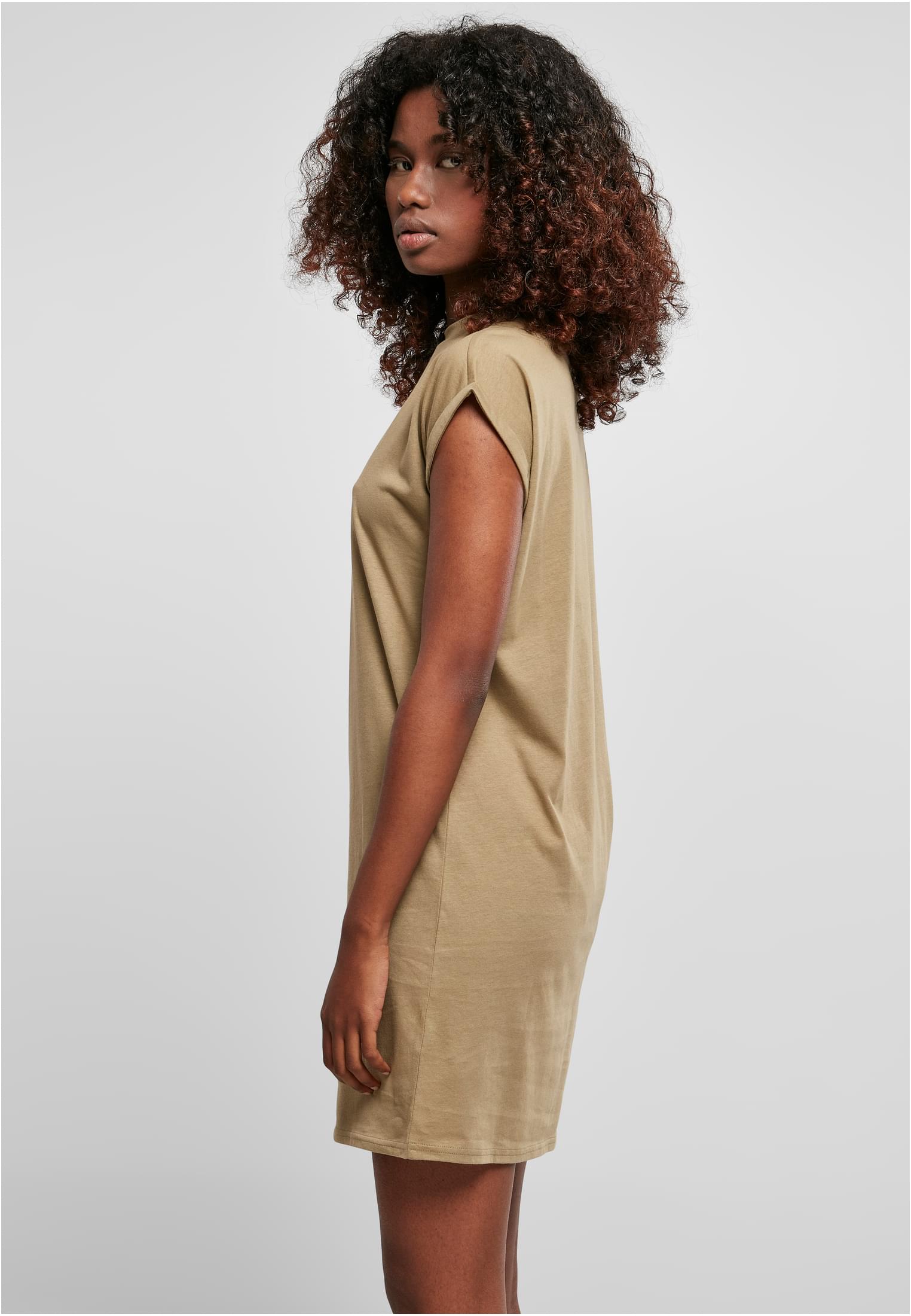 Ladies Turtle Extended Shoulder Dress khaki L - variant image 1