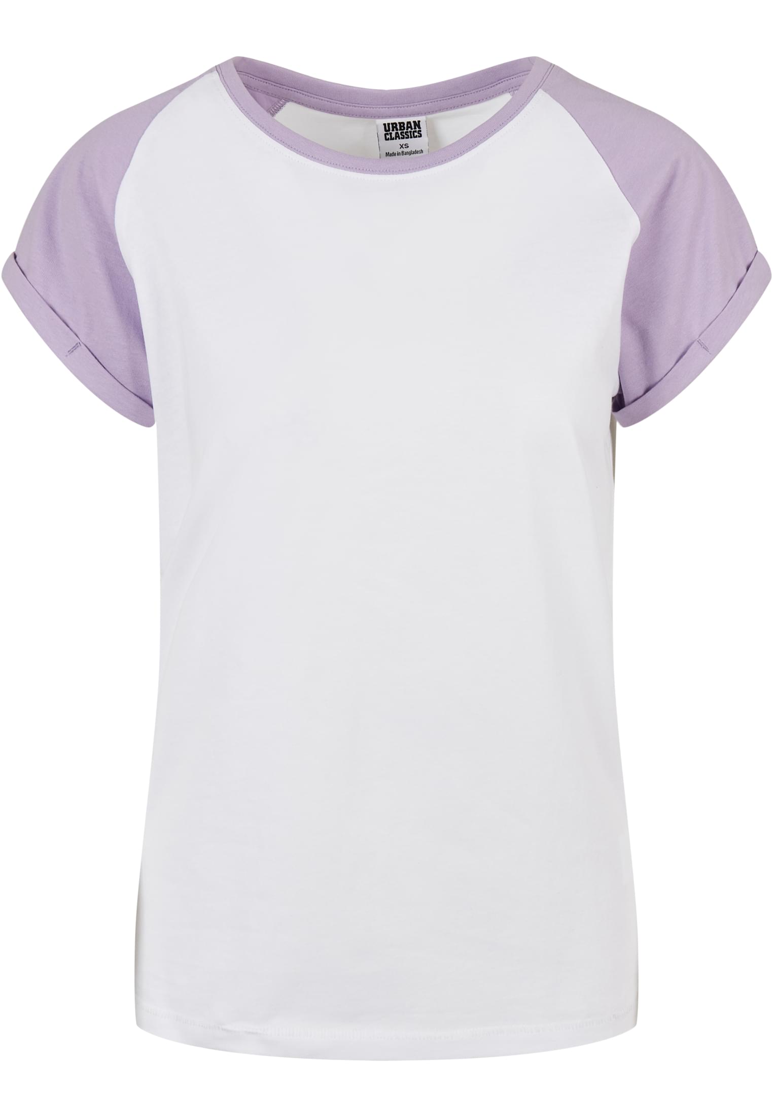 T-shirt contrast raglan femme blanc/lilas 3XL
 - variant image 5