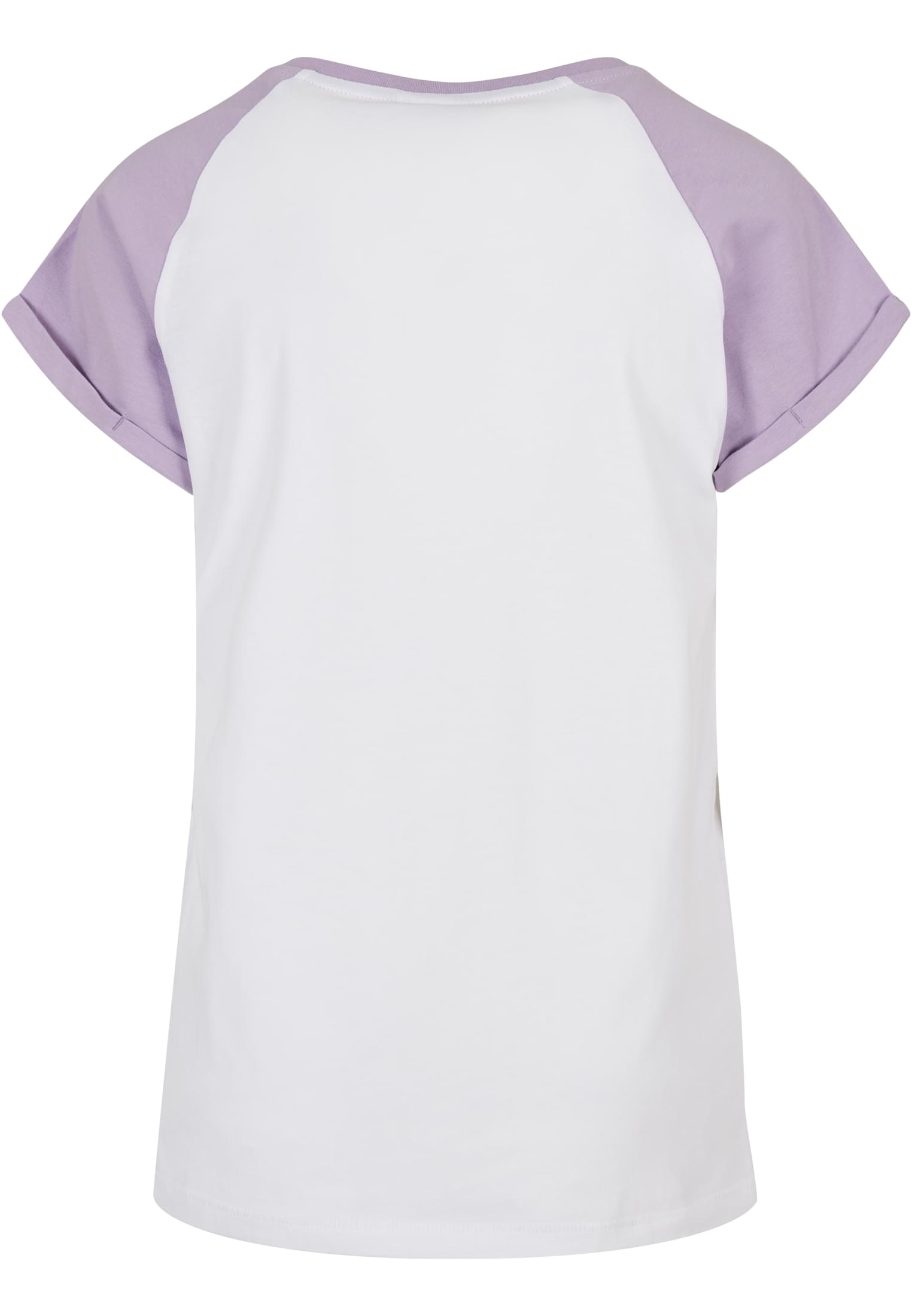 T-shirt contrast raglan femme blanc/lilas 3XL
 - variant image 6