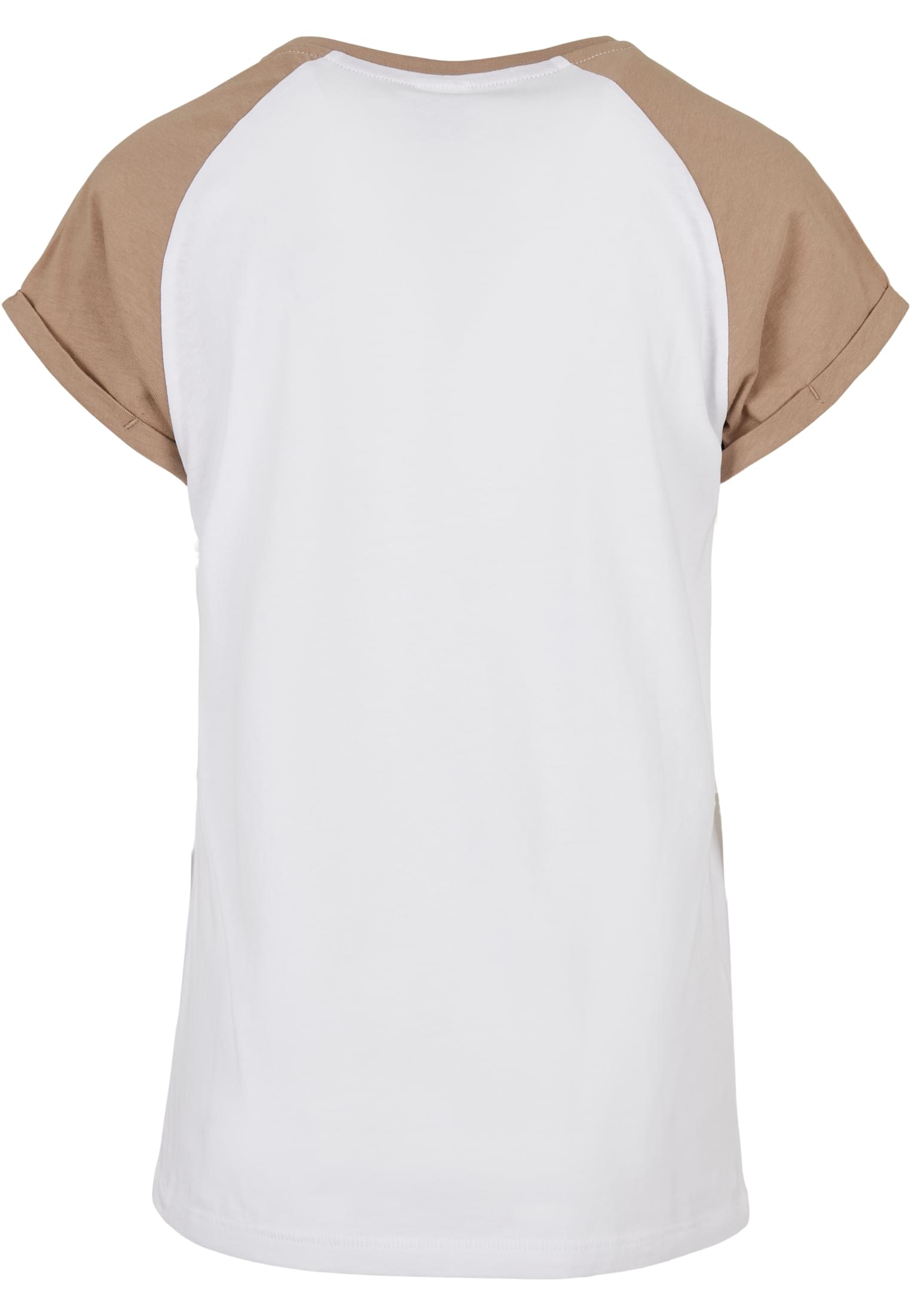 T-shirt contrastées femme Raglan blanc/softtaupe 3XL
 - variant image 6