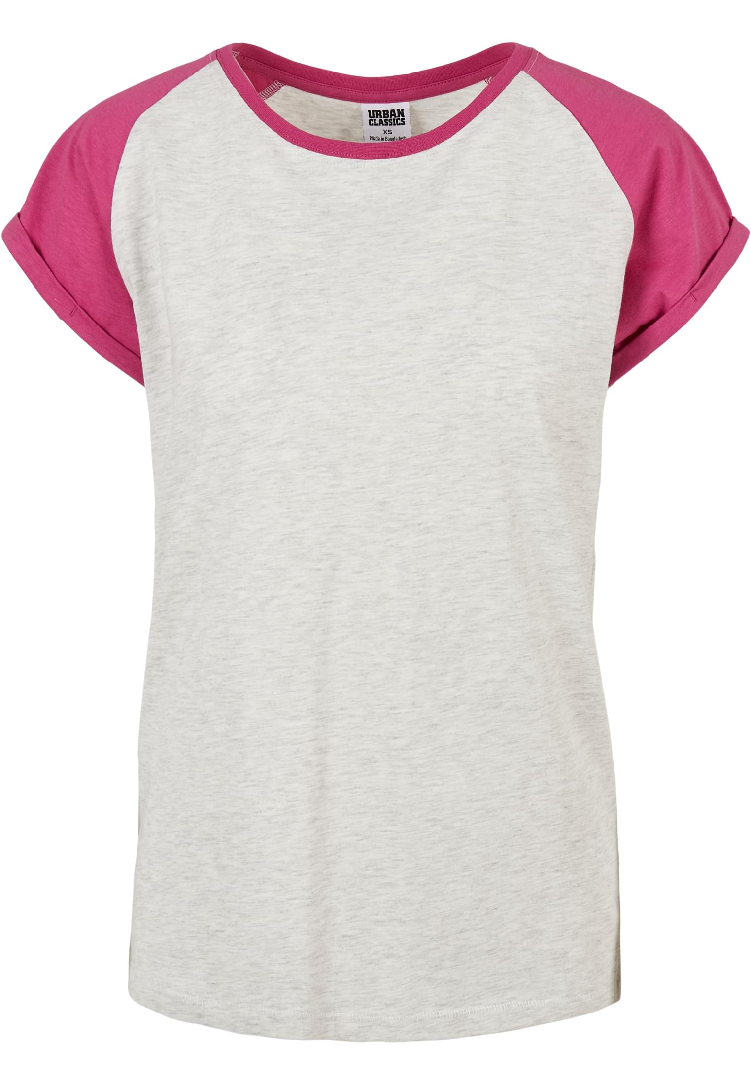 T-shirt contrast raglan femme gris clair/violet vif 3XL
 - variant image 5