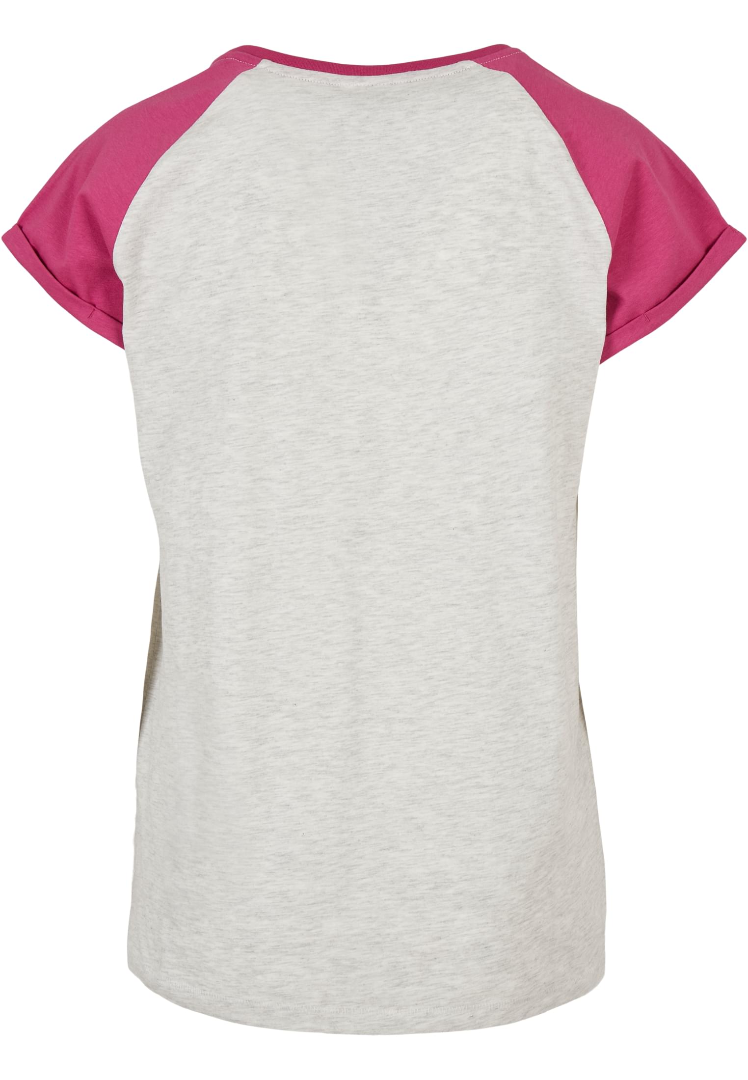 T-shirt contrast raglan femme gris clair/violet vif 3XL
 - variant image 6