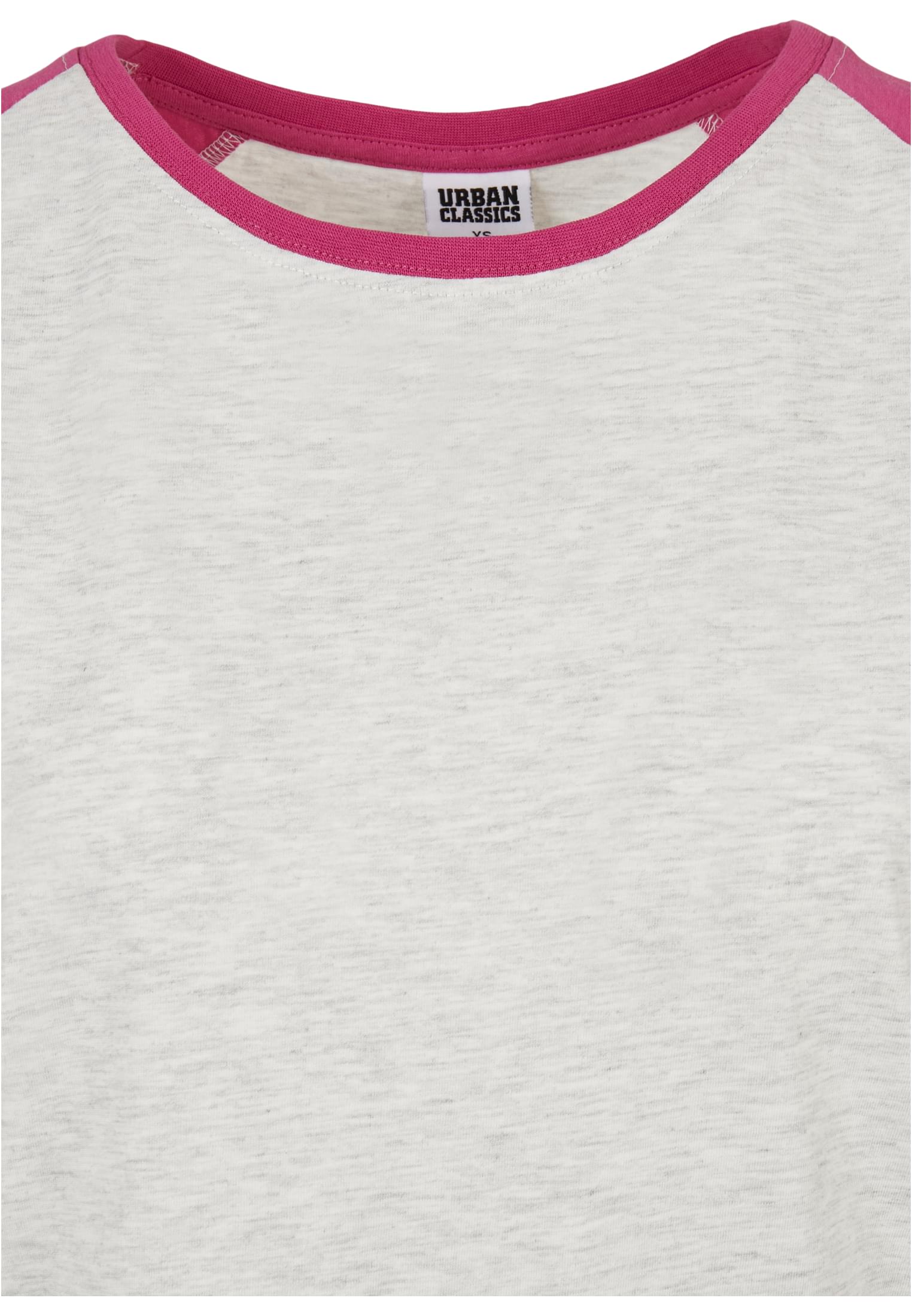 T-shirt contrast raglan femme gris clair/violet vif 3XL
 - variant image 7