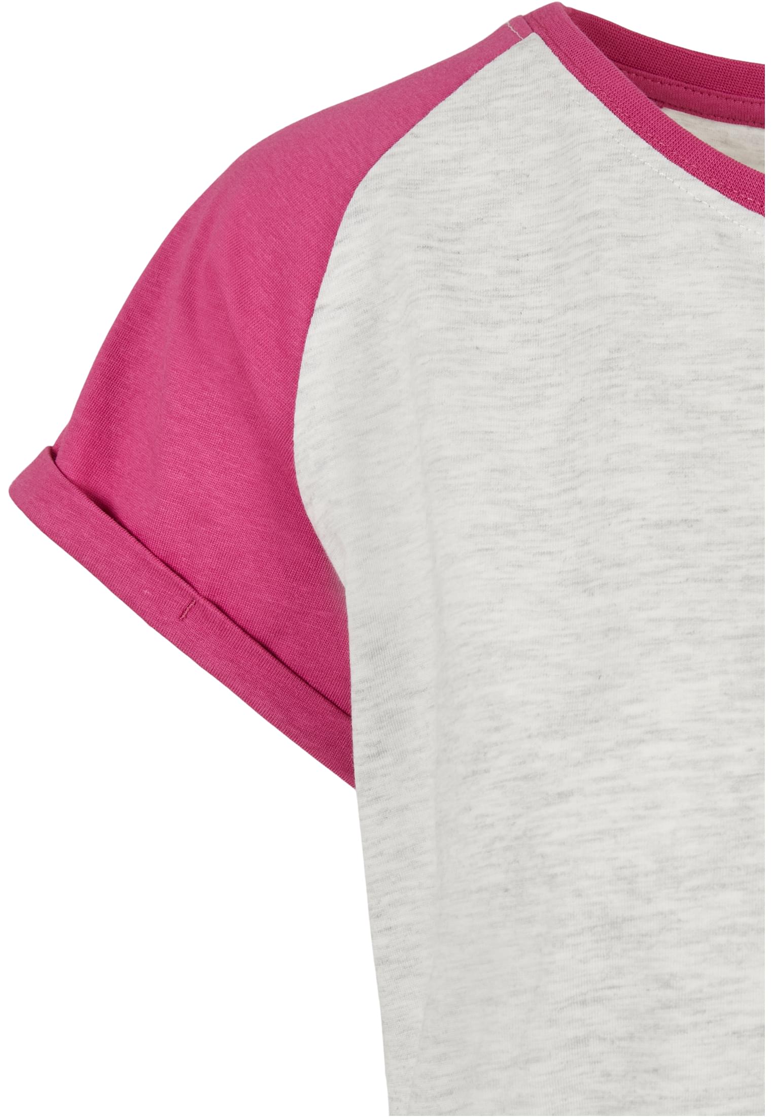 T-shirt contrast raglan femme gris clair/violet vif 3XL
 - variant image 8