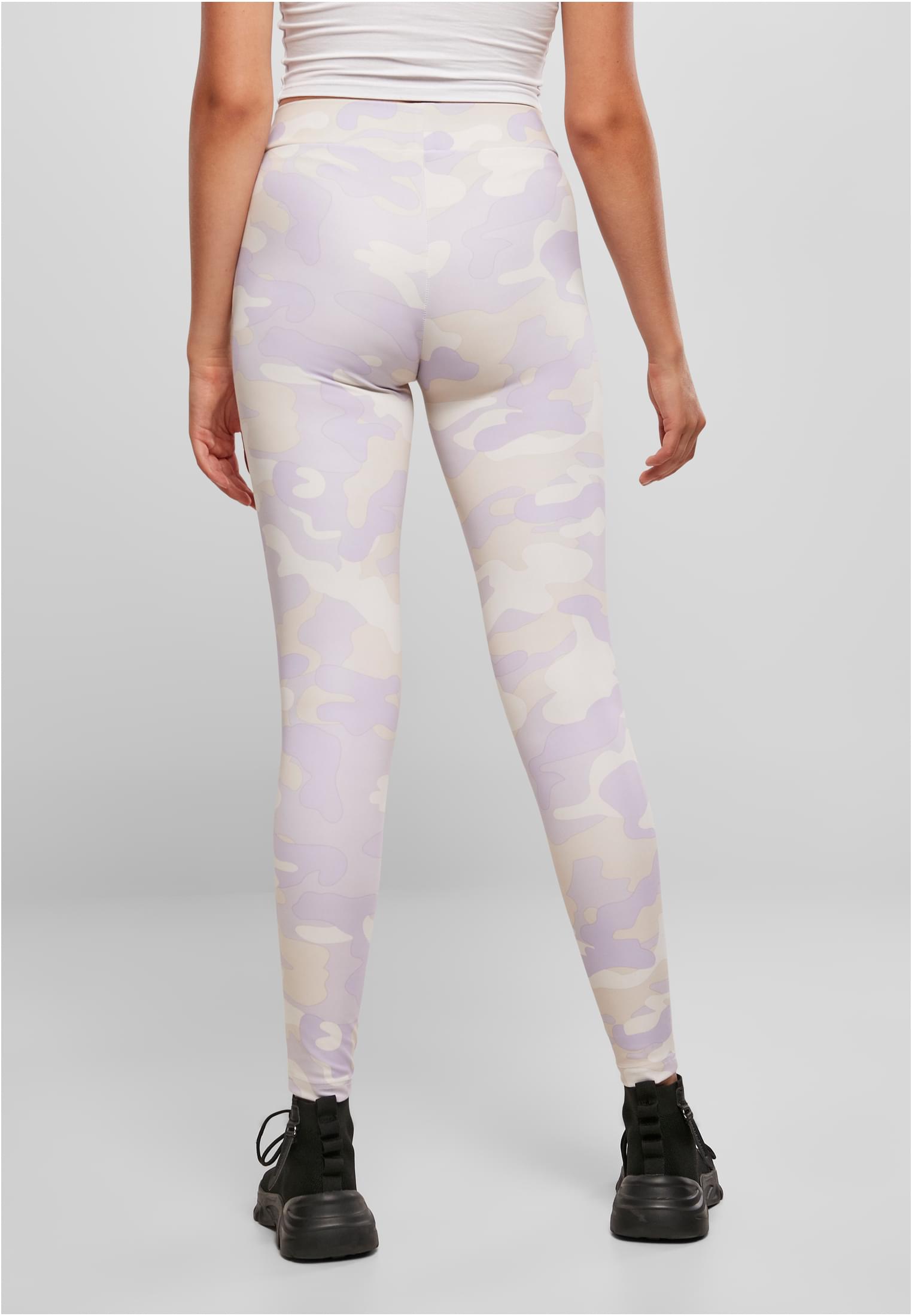 Ladies Camo Tech Mesh Leggings lilaccamo 3XL - variant image 2