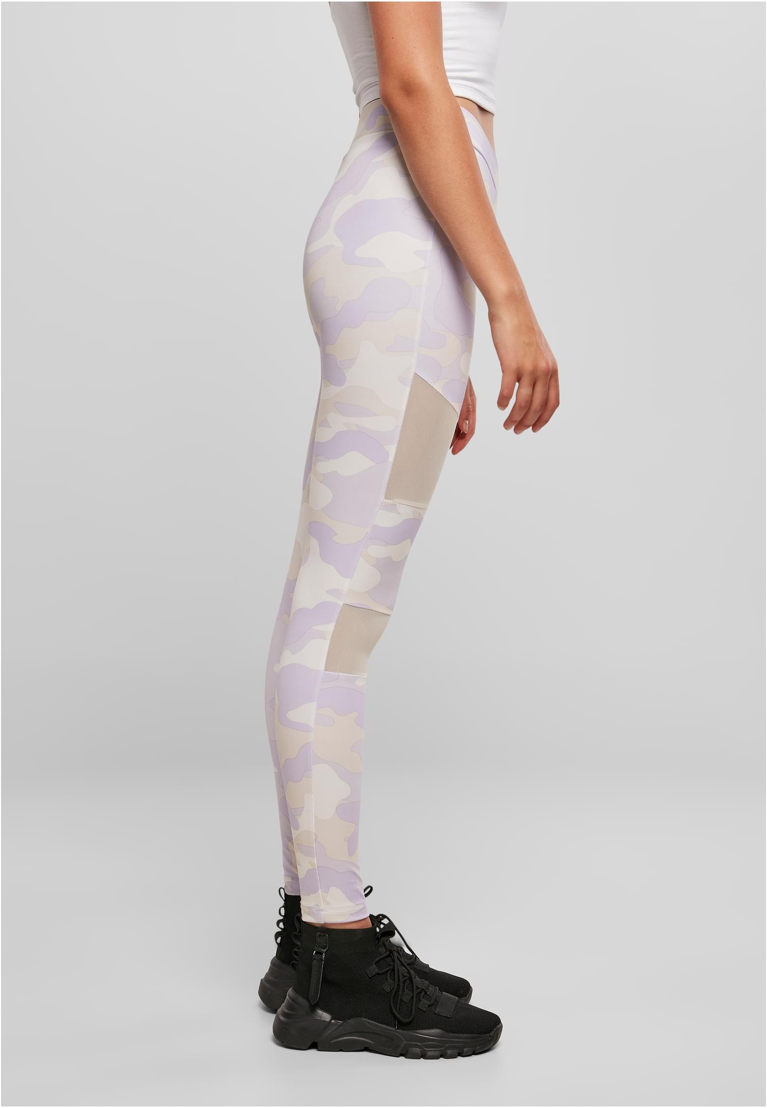 Ladies Camo Tech Mesh Leggings lilaccamo 3XL - variant image 3
