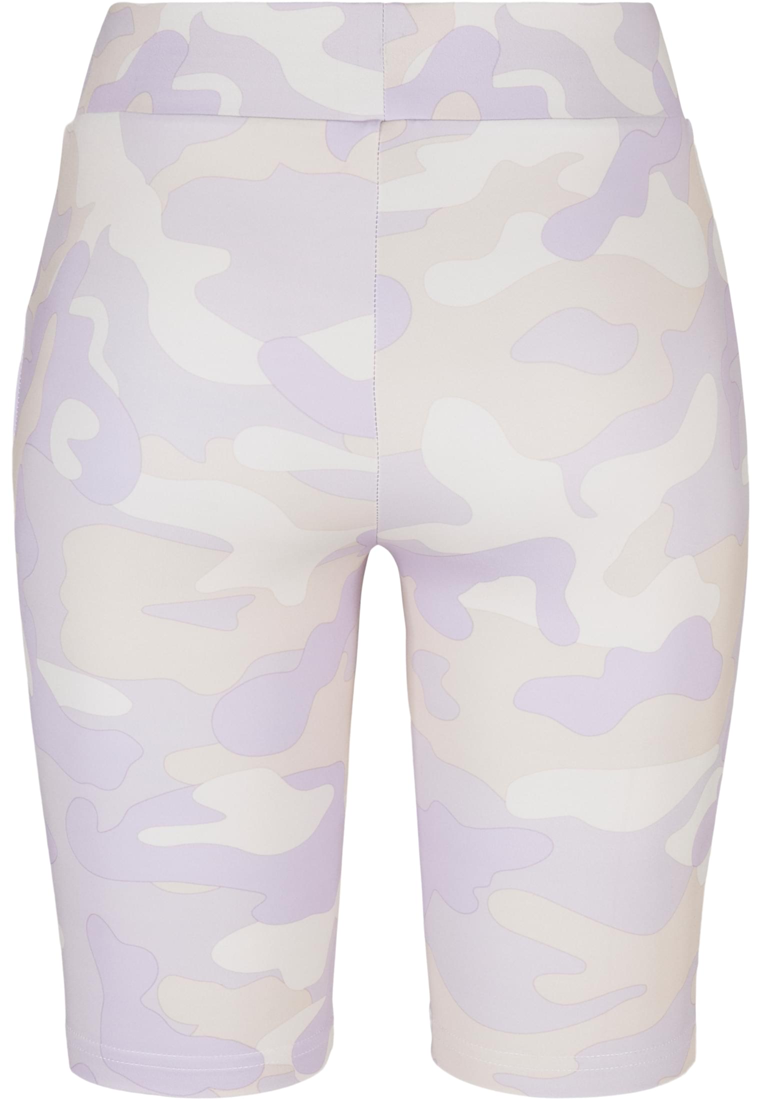 Ladies High Waist Camo Tech Cycle Shorts lilaccamo 3XL - variant image 7
