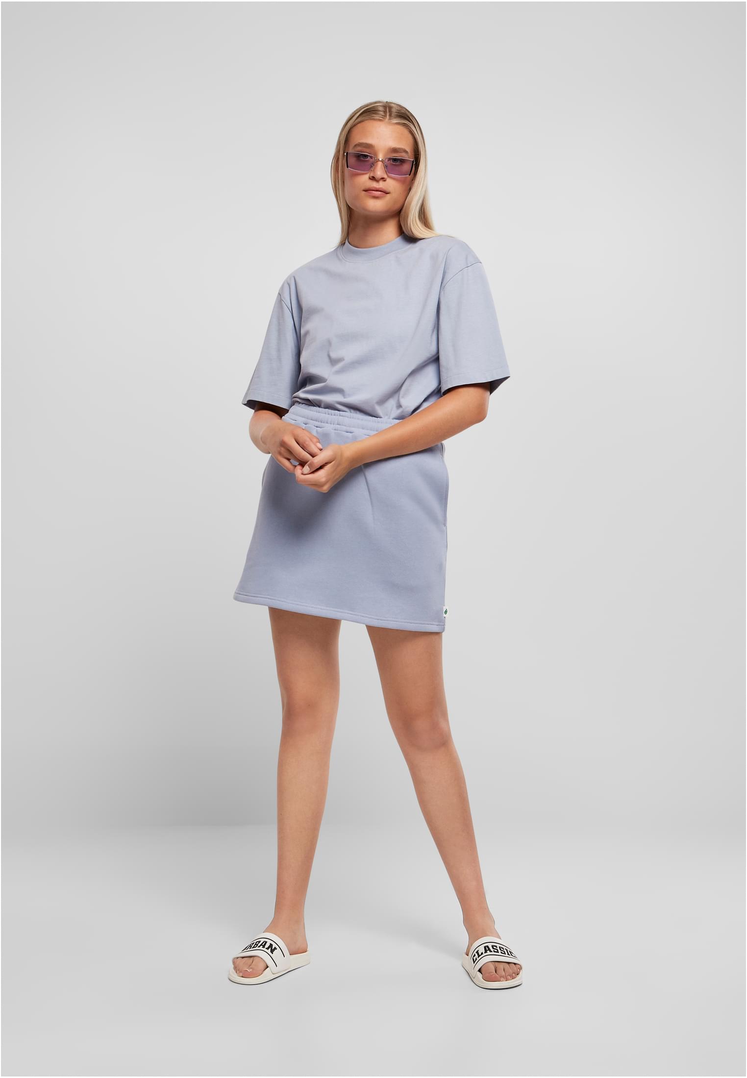 Ladies Organic Oversized Tee violablue L - variant image 4