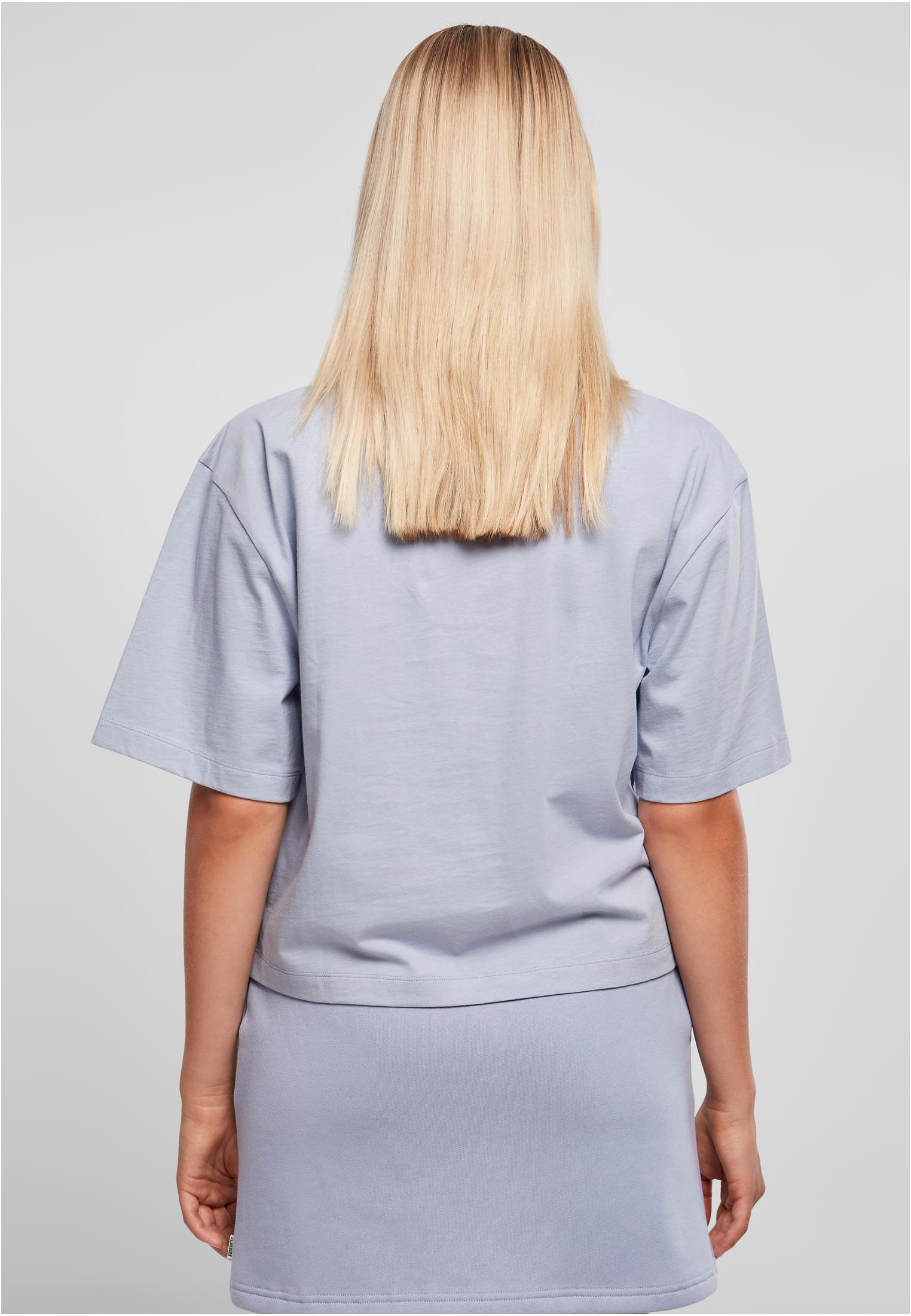 Ladies Organic Oversized Tee violablue L - variant image 2