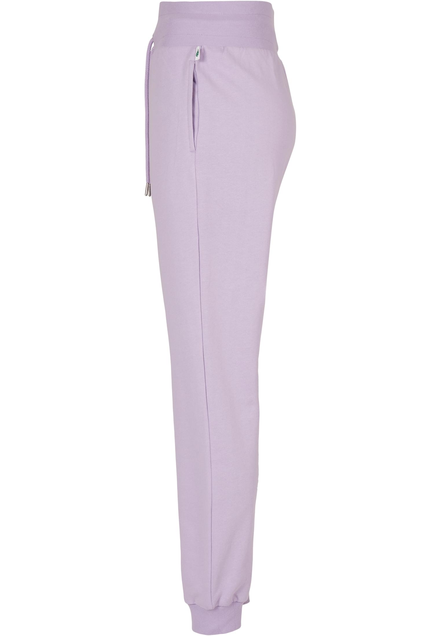 Ladies Organic High Waist Sweat Pants lilac 3XL - variant image 6