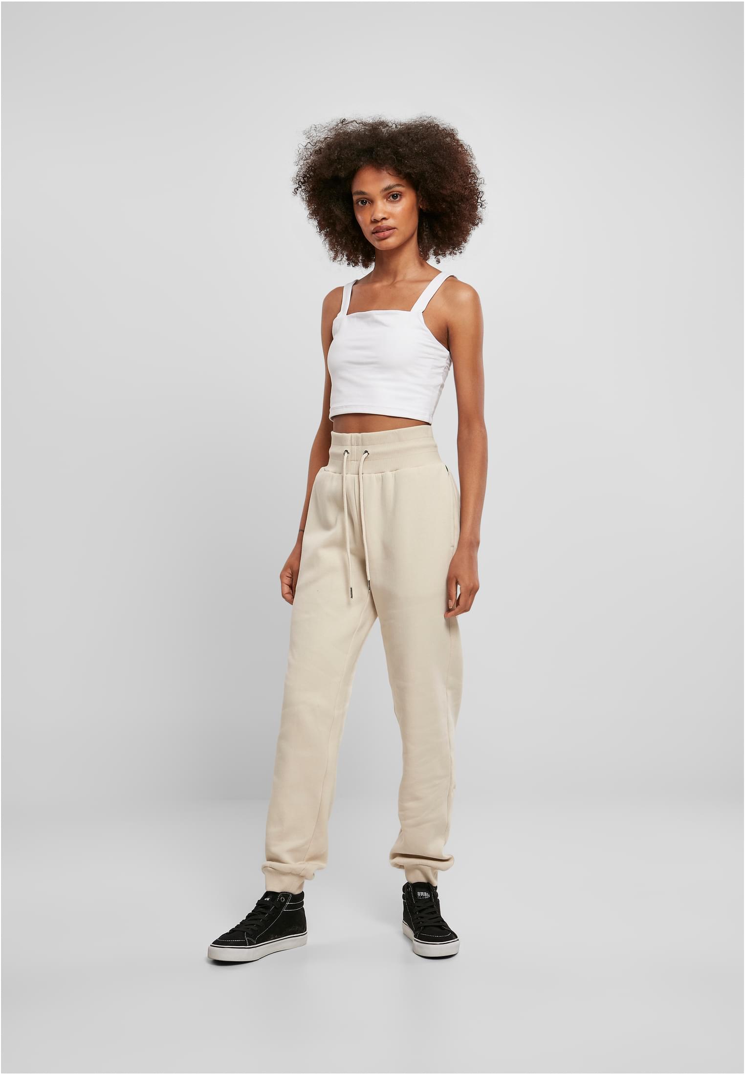 Ladies Organic High Waist Sweat Pants softseagrass 3XL - variant image 4