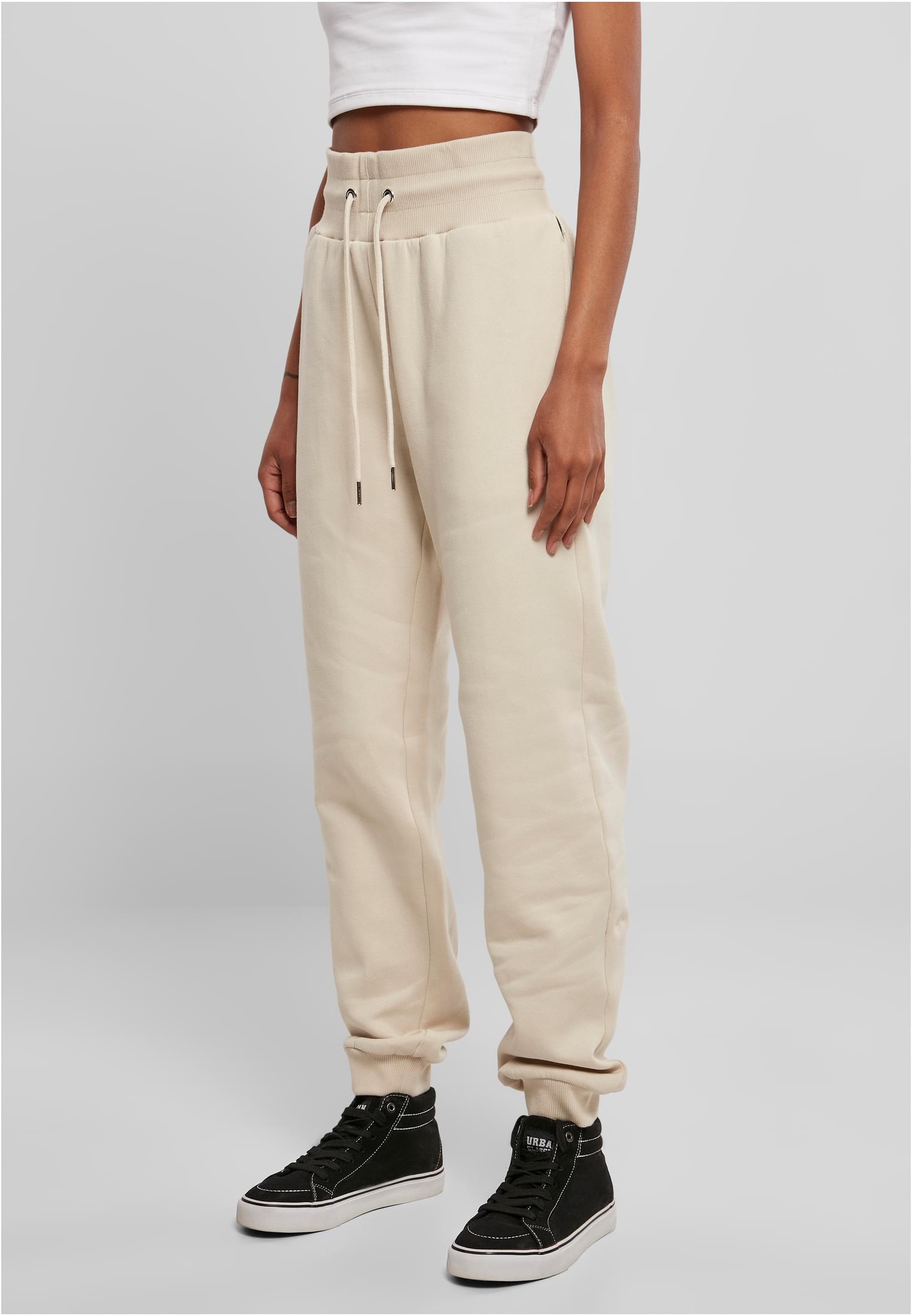 Ladies Organic High Waist Sweat Pants softseagrass 3XL - variant image 1