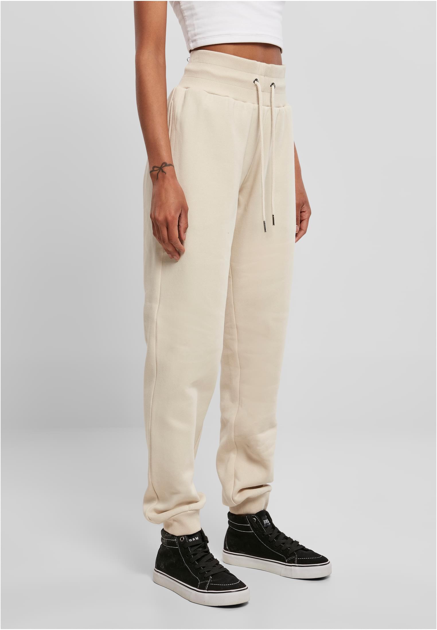 Ladies Organic High Waist Sweat Pants softseagrass 3XL - variant image 3
