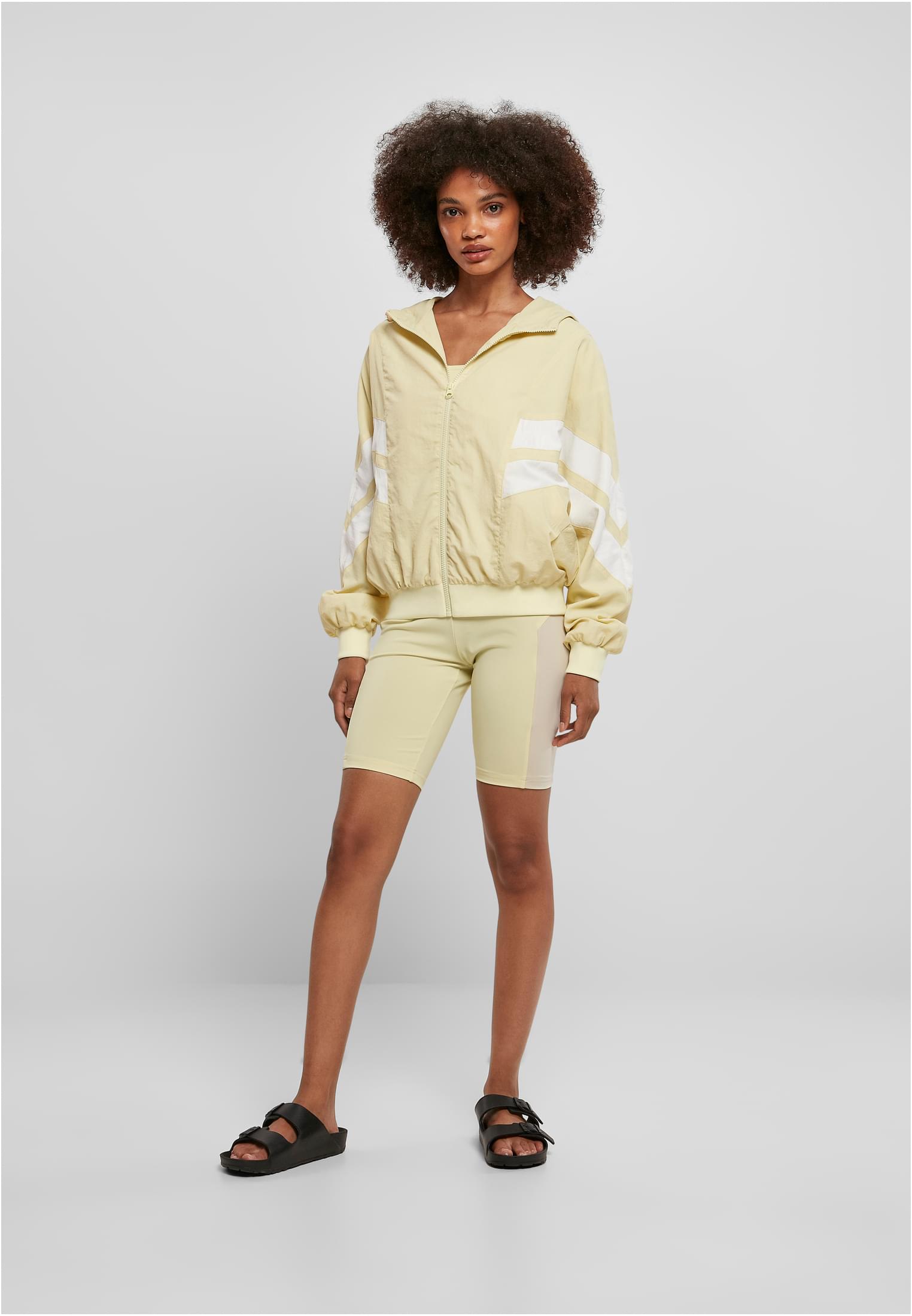 Ladies Crinkle Batwing Jacket softyellow/white 3XL - variant image 4