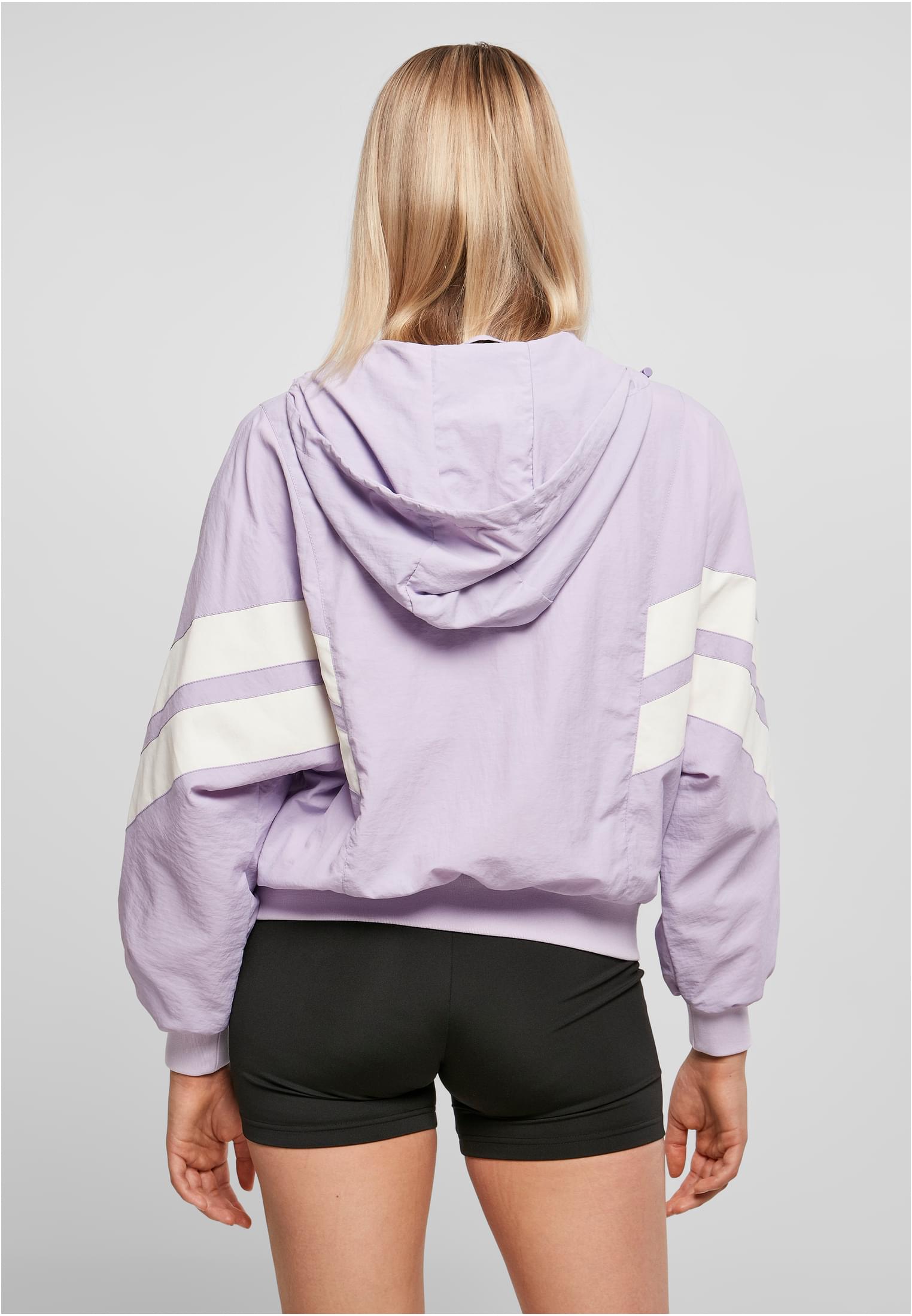 Ladies Crinkle Batwing Jacket lilac/whitesand 3XL - variant image 2