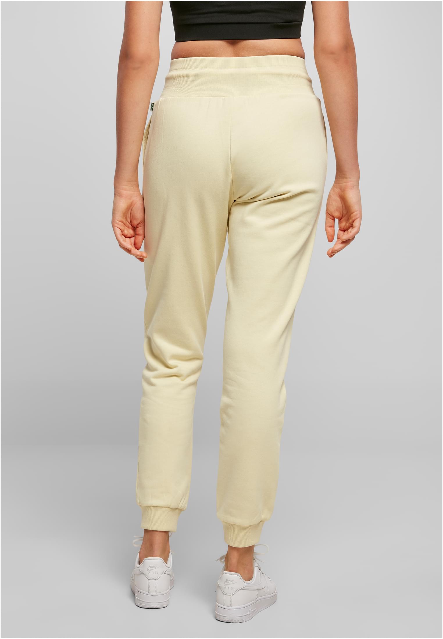 Ladies Organic High Waist Sweat Pants softyellow 3XL - variant image 2