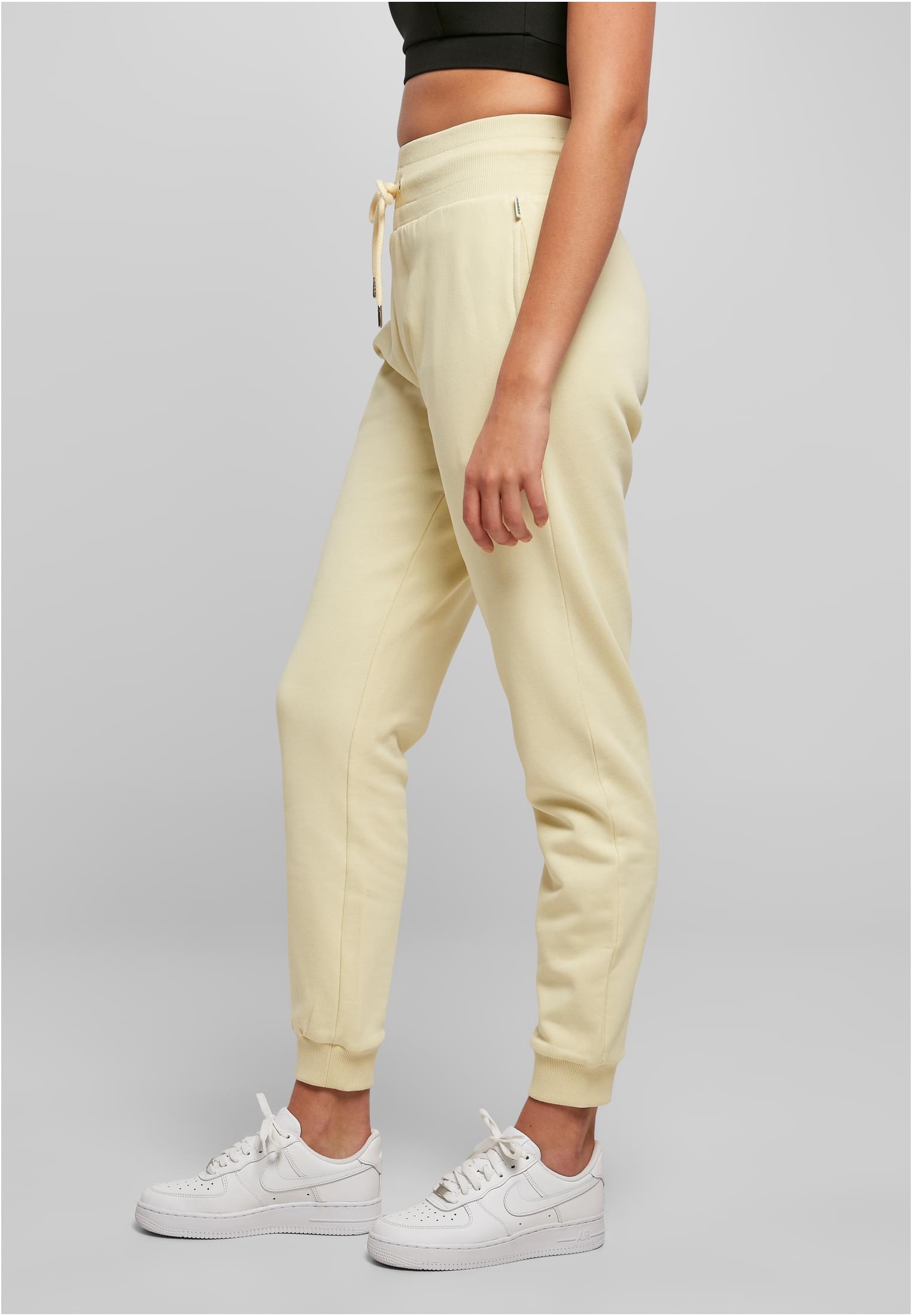 Ladies Organic High Waist Sweat Pants softyellow 3XL - variant image 1