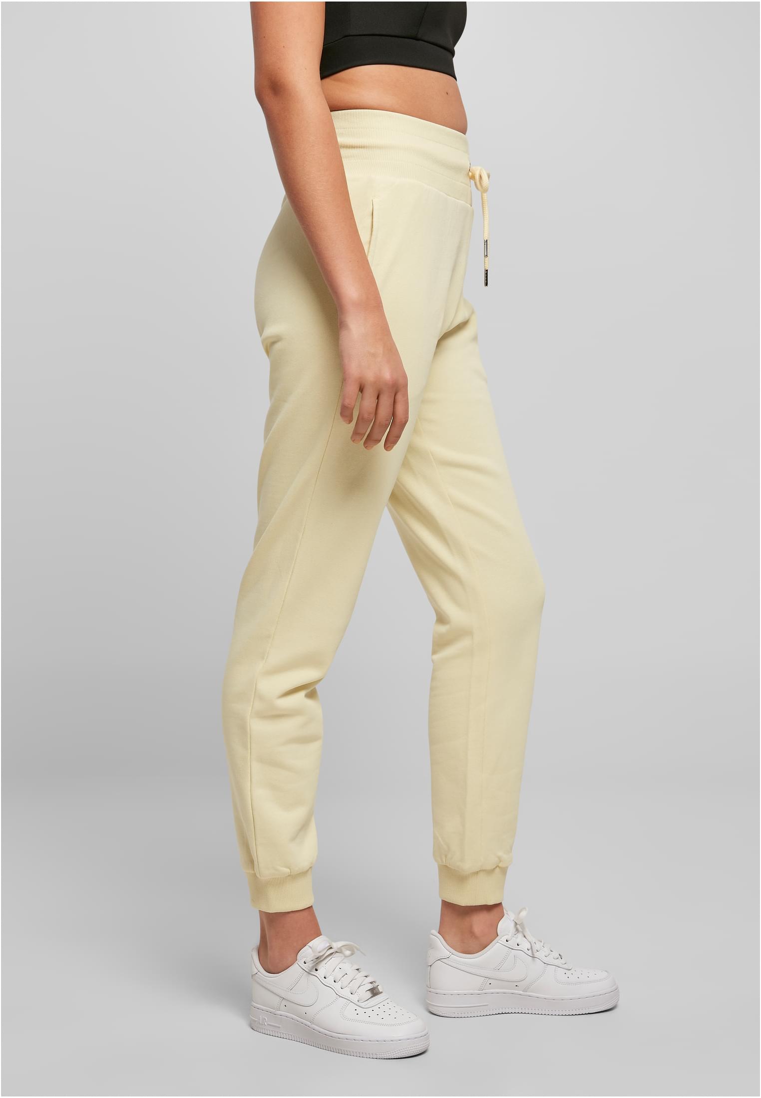 Ladies Organic High Waist Sweat Pants softyellow 3XL - variant image 3
