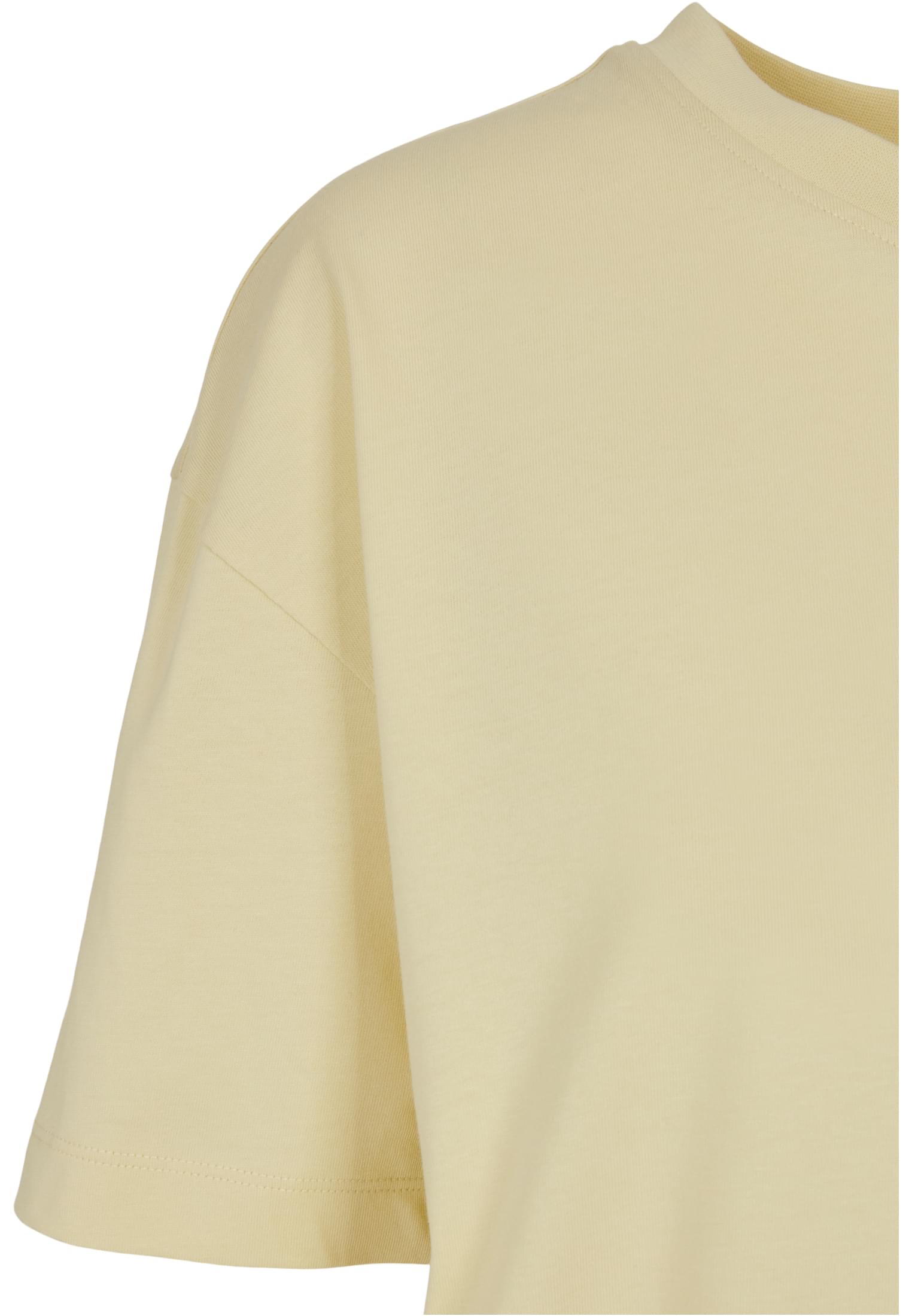 Ladies Organic Oversized Slit Tee Dress softyellow 3XL - variant image 8